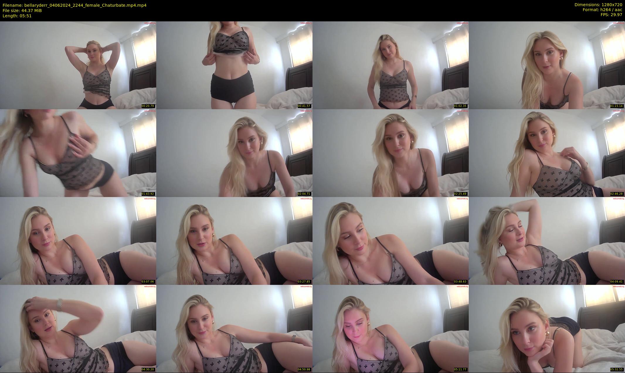 bellaryderr — 6 minute Chaturbate female cam show recording, 720p, Jun 4, 2024