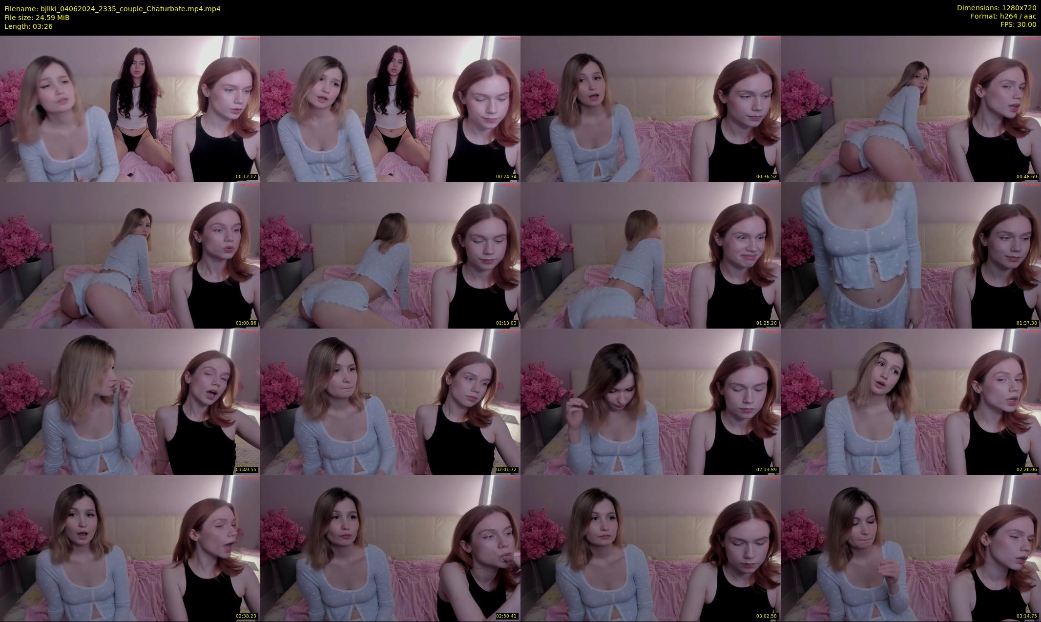 bjliki — 4 minute Chaturbate couple cam show recording, 720p, Jun 4, 2024