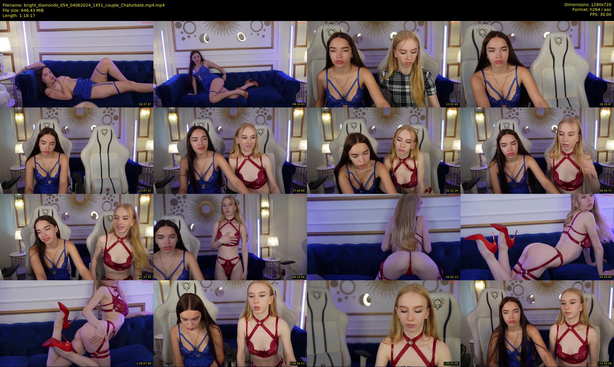bright_diamonds_054 — 79 minute Chaturbate couple cam show recording, 720p, Jun 4, 2024