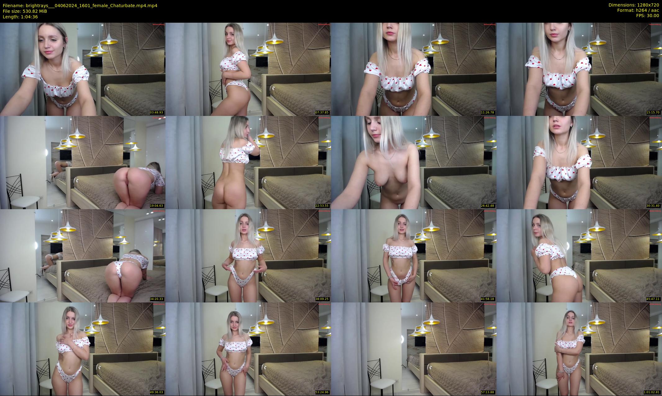 brightrays__ — 65 minute Chaturbate female cam show recording, 720p, Jun 4, 2024