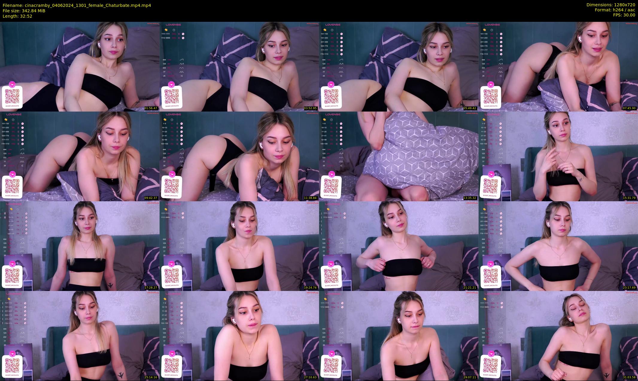 cinacramby — 33 minute Chaturbate female cam show recording, 720p, Jun 4, 2024