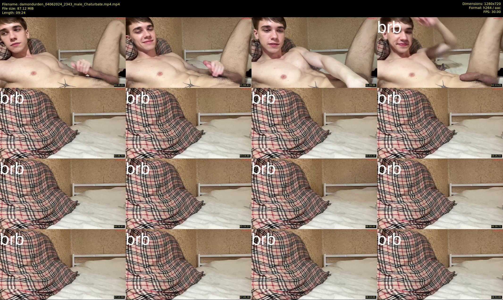 damondurden — 10 minute Chaturbate male cam show recording, 720p, Jun 4, 2024