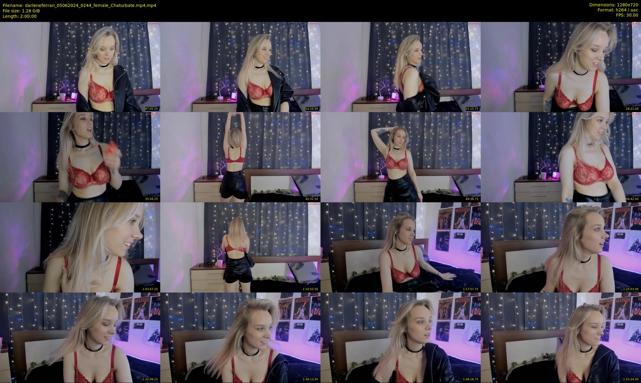 darleneferran — 120 minute Chaturbate female cam show recording, 720p, Jun 5, 2024