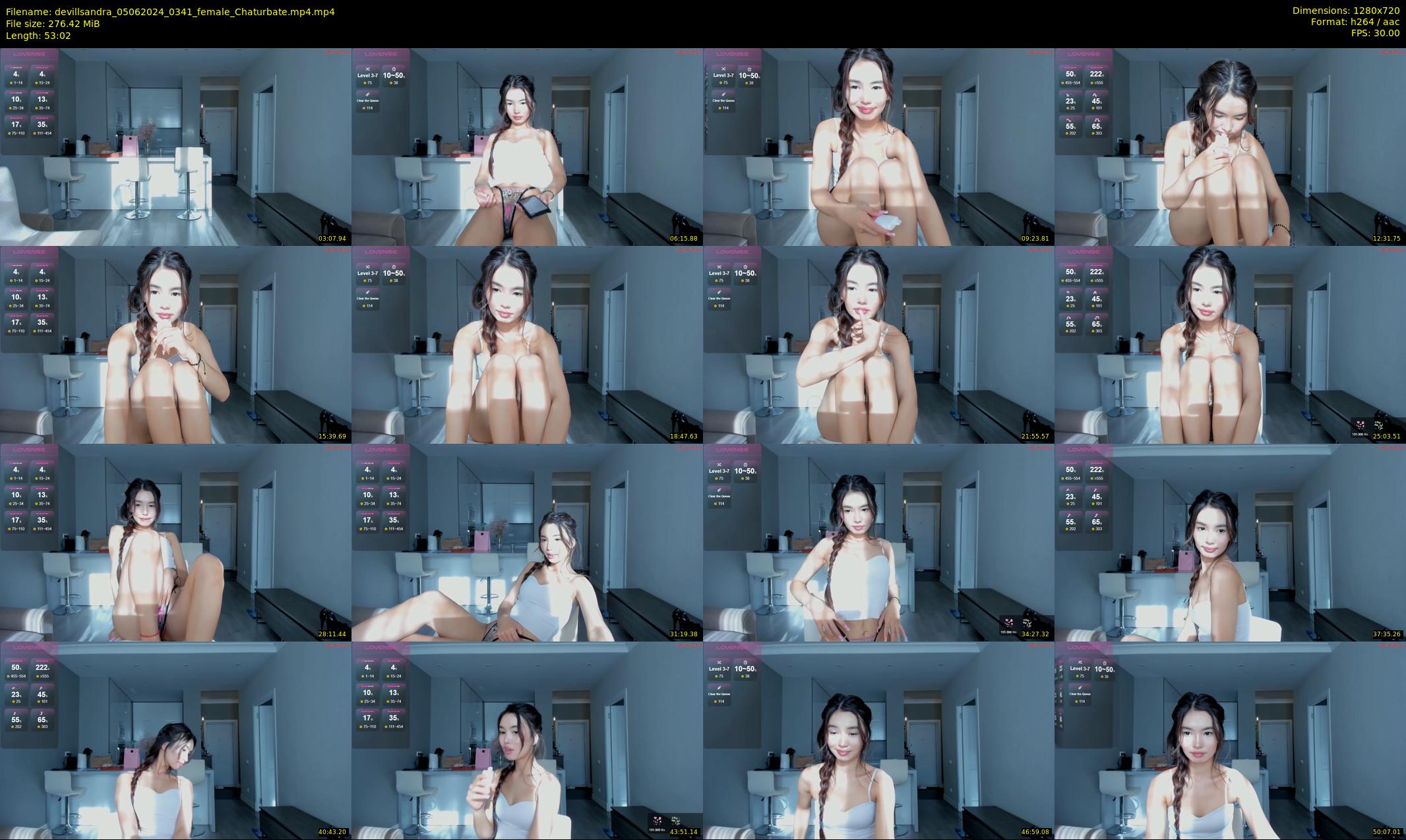 devillsandra — 54 minute Chaturbate female cam show recording, 720p, Jun 5, 2024