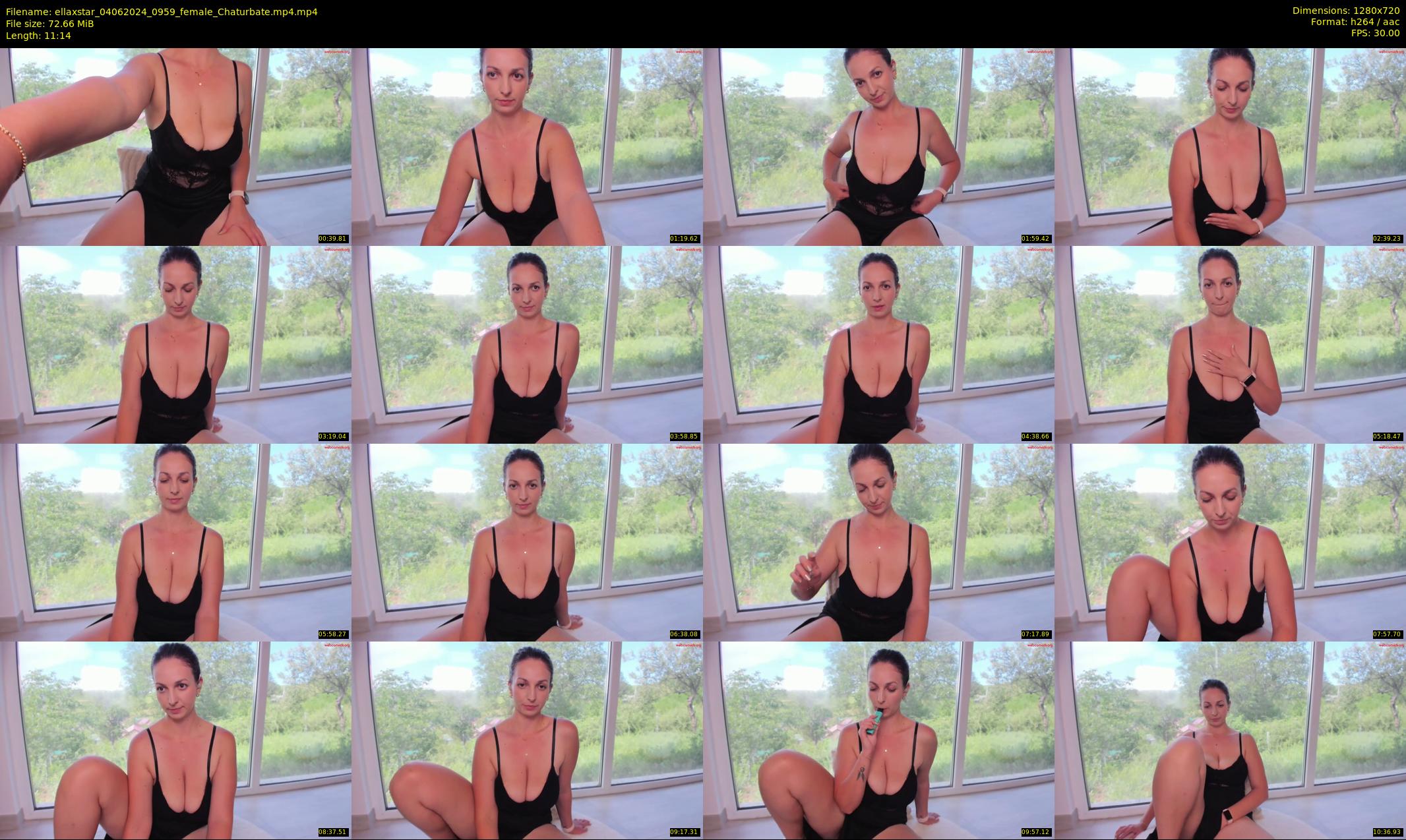 ellaxstar — 12 minute Chaturbate female cam show recording, 720p, Jun 4, 2024