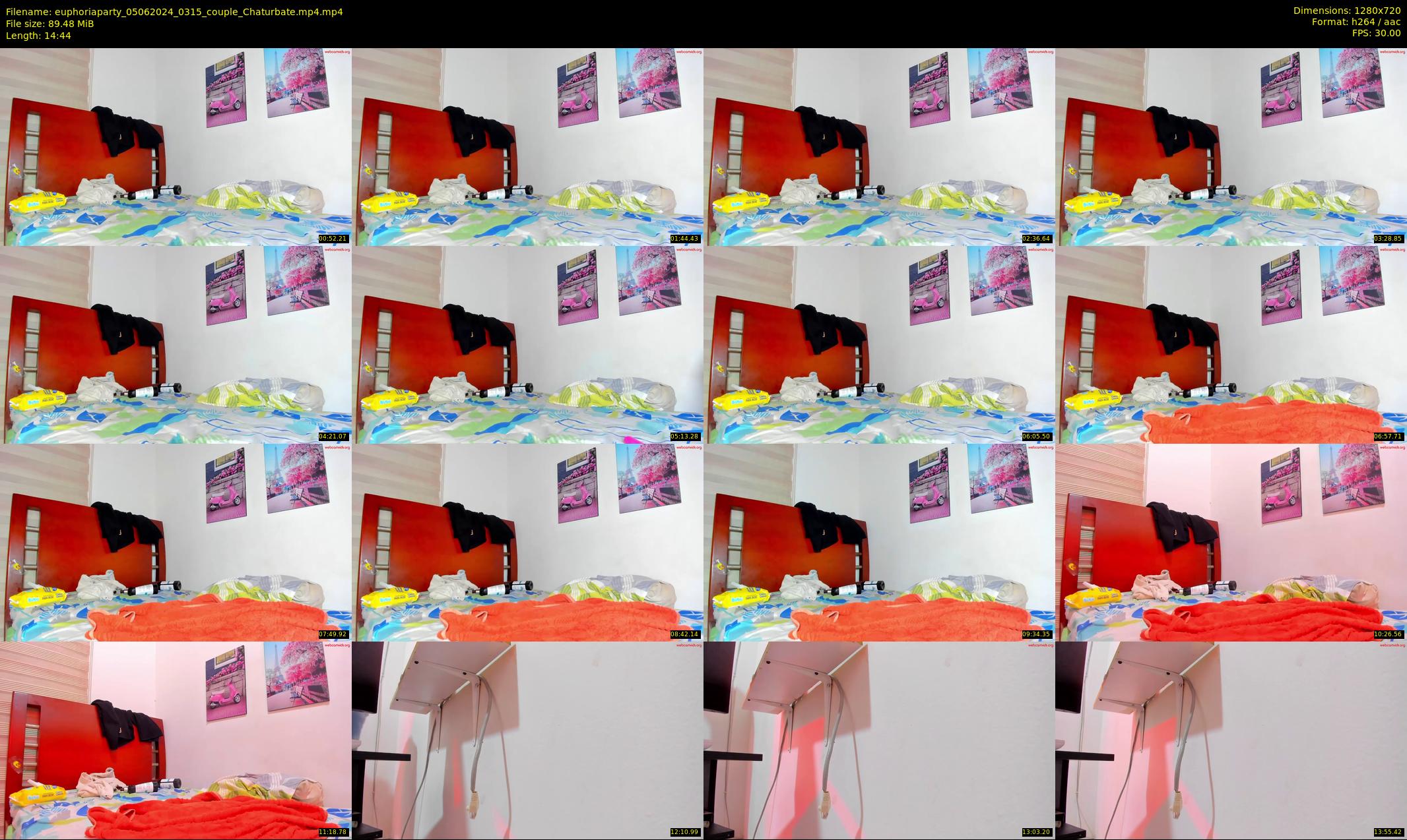 euphoriaparty — 15 minute Chaturbate couple cam show recording, 720p, Jun 5, 2024