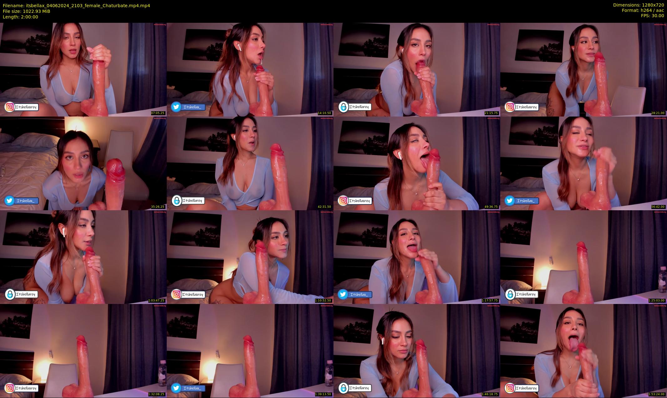 itsbellax — 120 minute Chaturbate female cam show recording, 720p, Jun 4, 2024