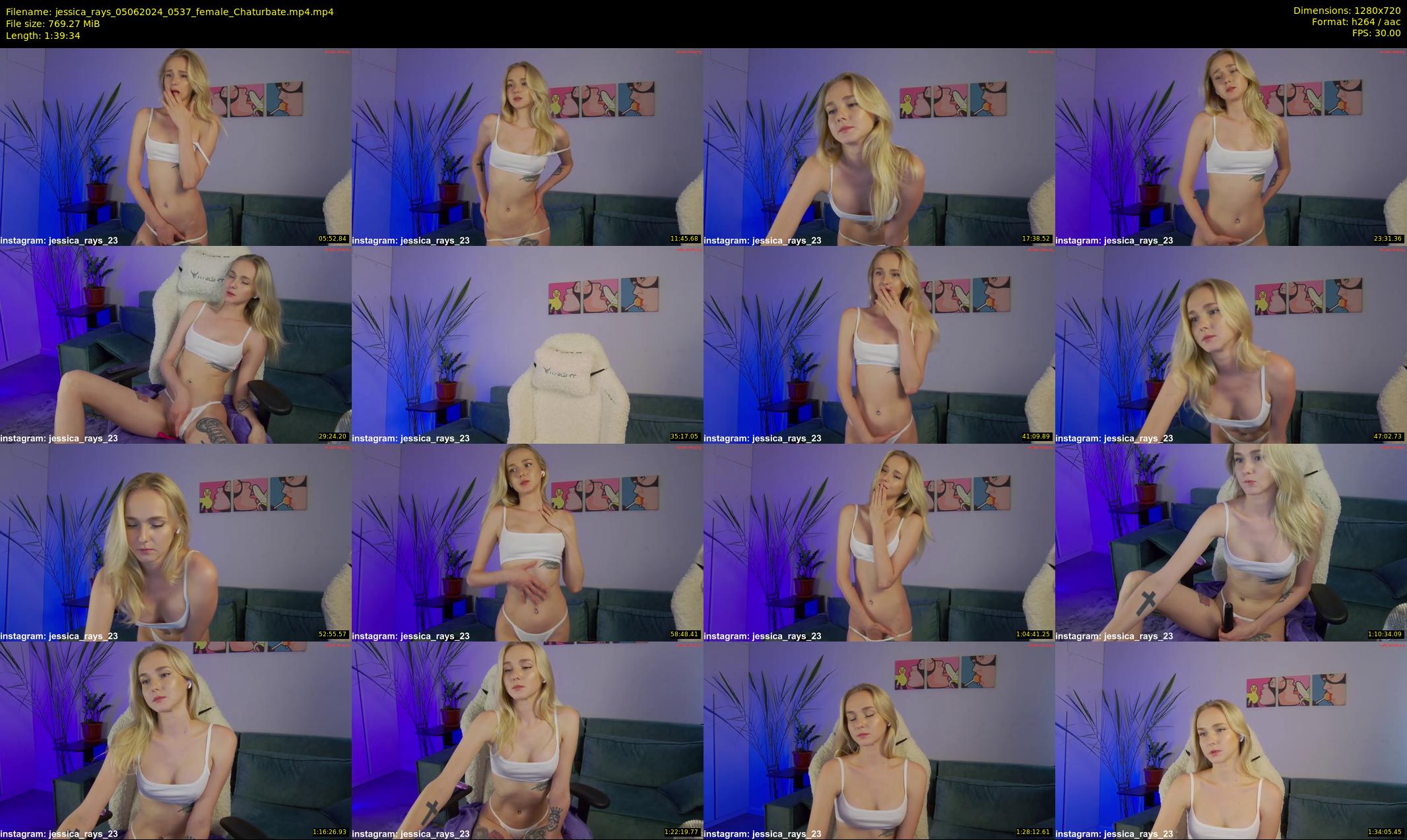 jessica_rays — 100 minute Chaturbate couple cam show recording, 720p, Jun 5, 2024