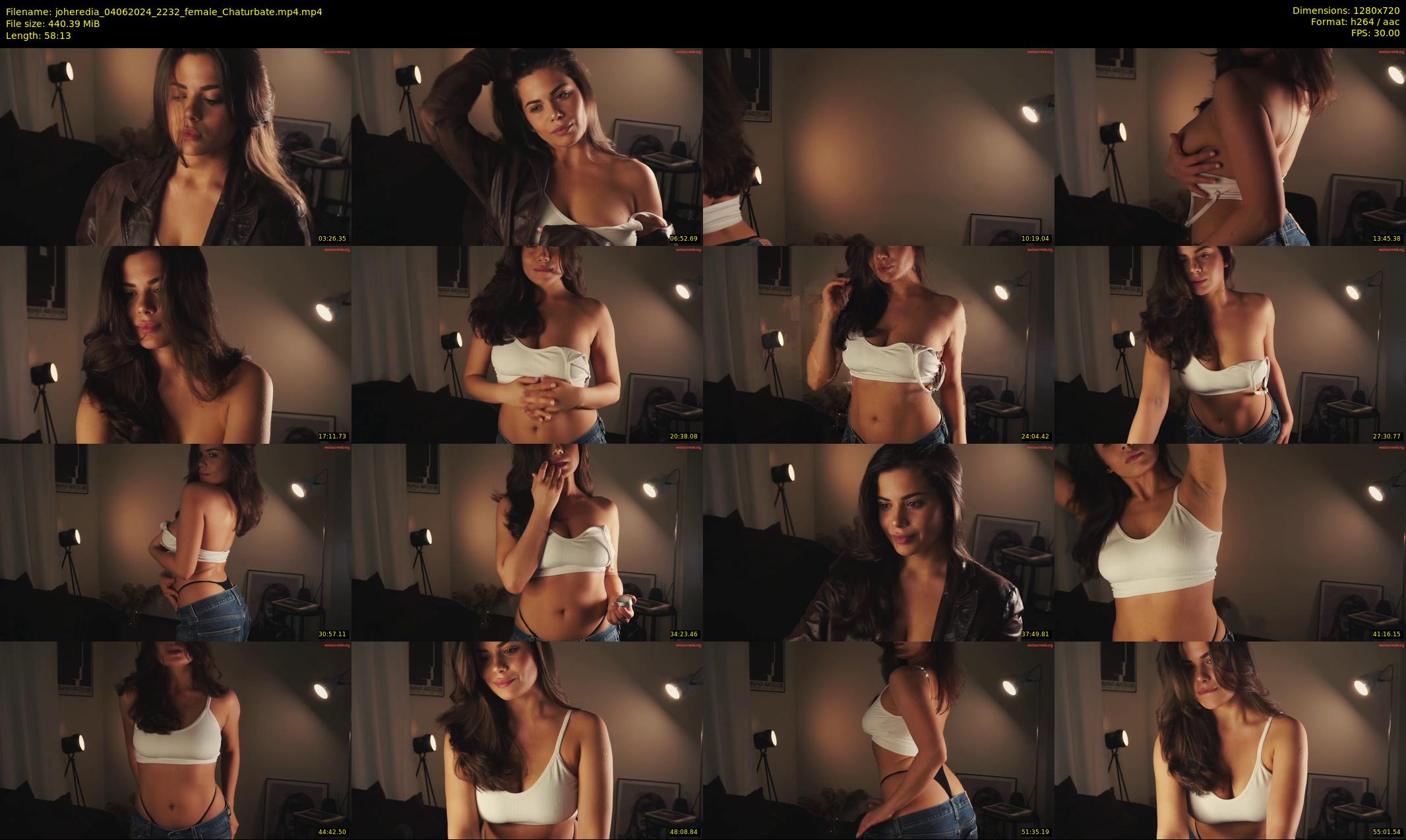 joheredia — 59 minute Chaturbate female cam show recording, 720p, Jun 4, 2024