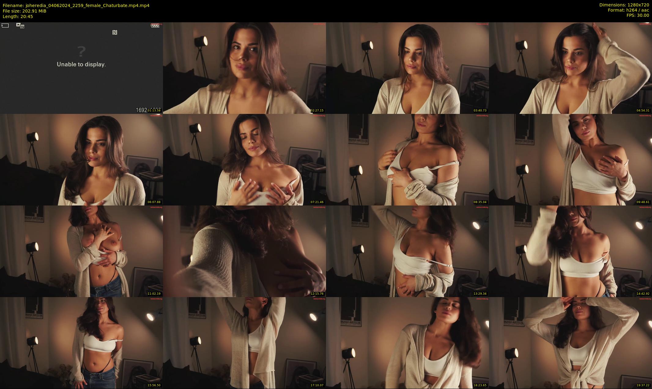 joheredia — 21 minute Chaturbate female cam show recording, 720p, Jun 4, 2024