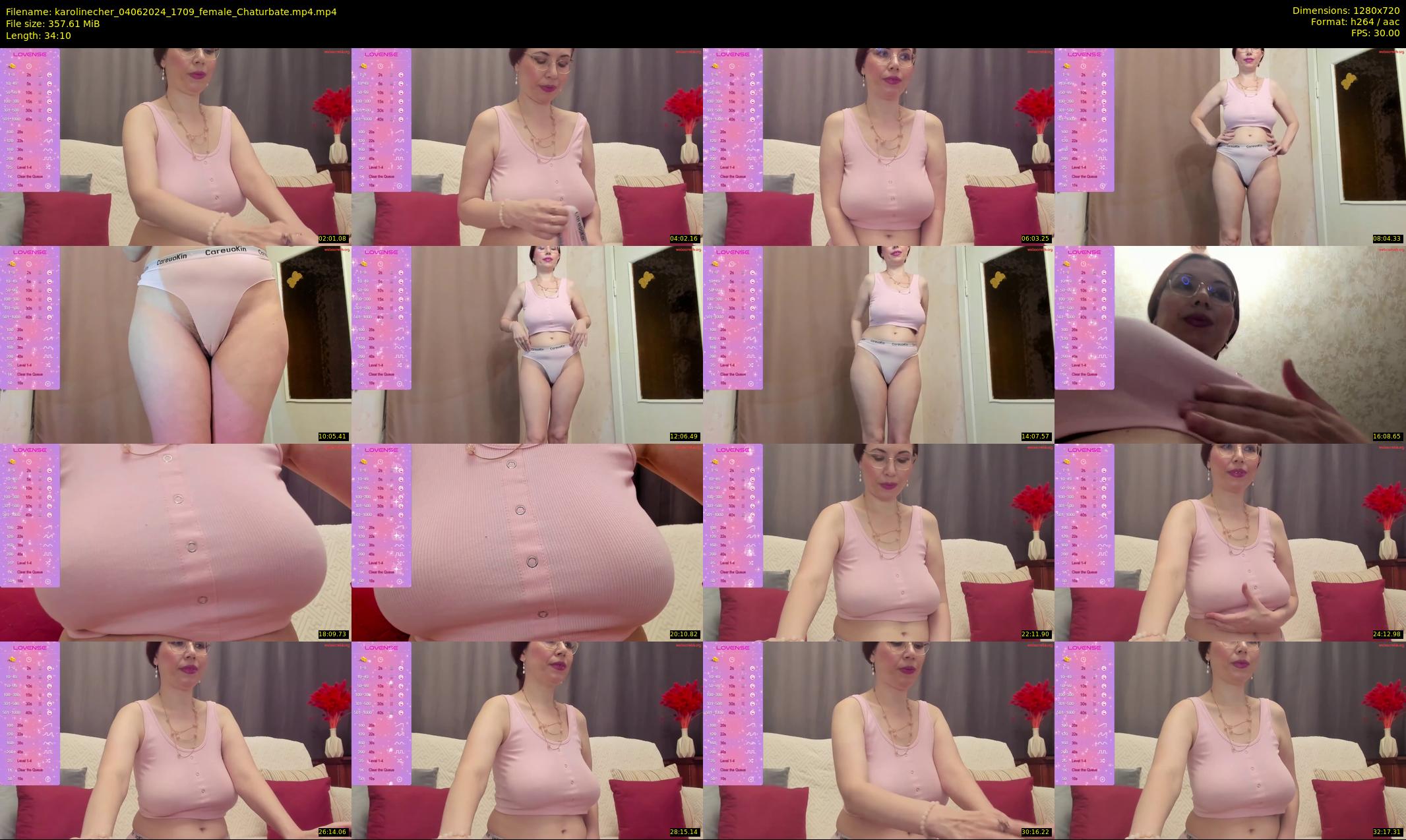 karolinecher — 35 minute Chaturbate female cam show recording, 720p, Jun 4, 2024