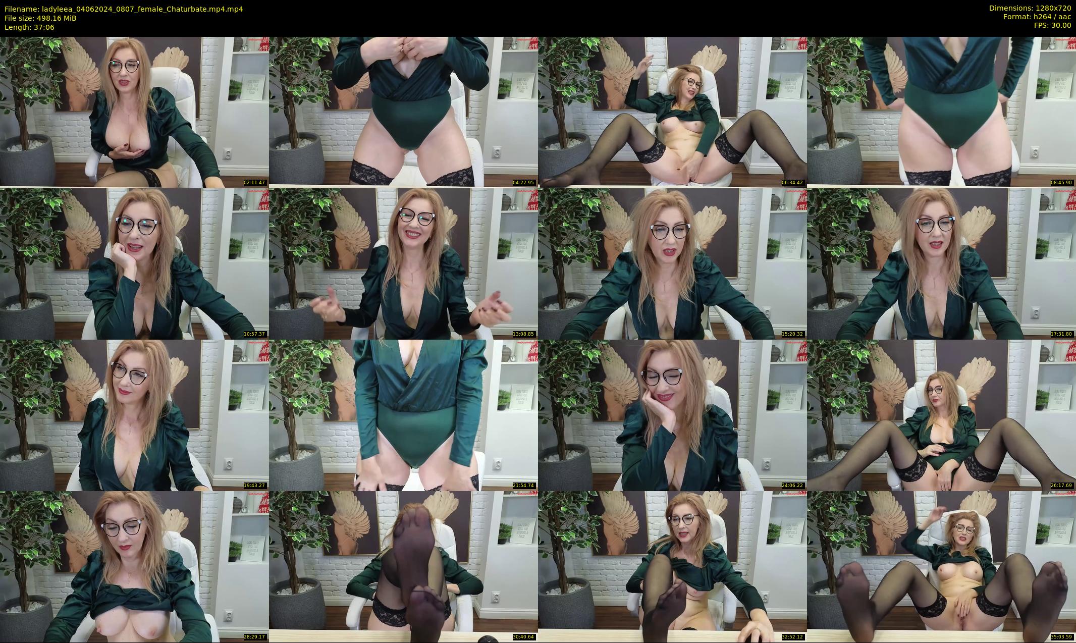ladyleea — 38 minute Chaturbate female cam show recording, 720p, Jun 4, 2024