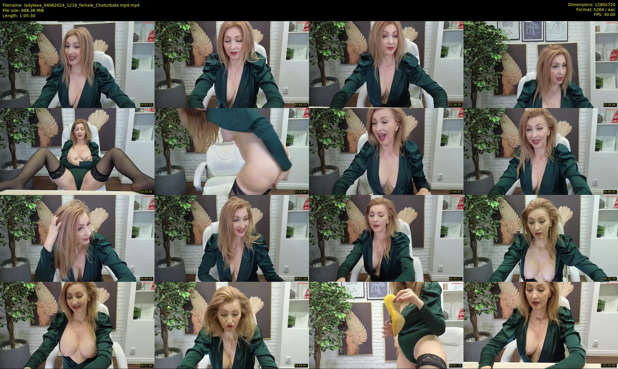 ladyleea — 66 minute Chaturbate female cam show recording, 720p, Jun 4, 2024