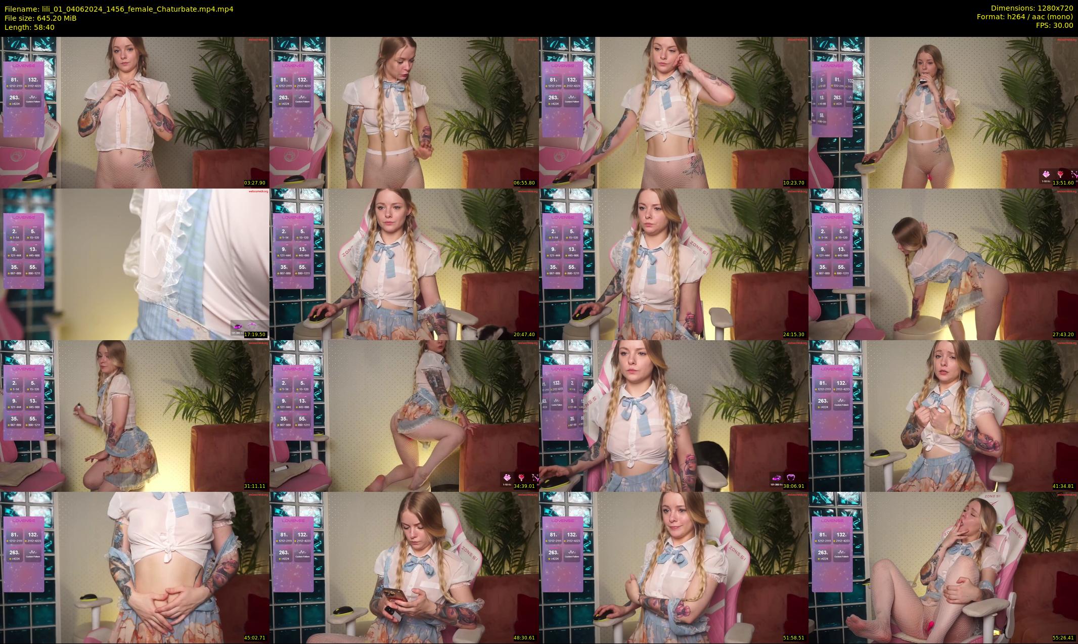 lili_01 — 59 minute Chaturbate female cam show recording, 720p, Jun 4, 2024
