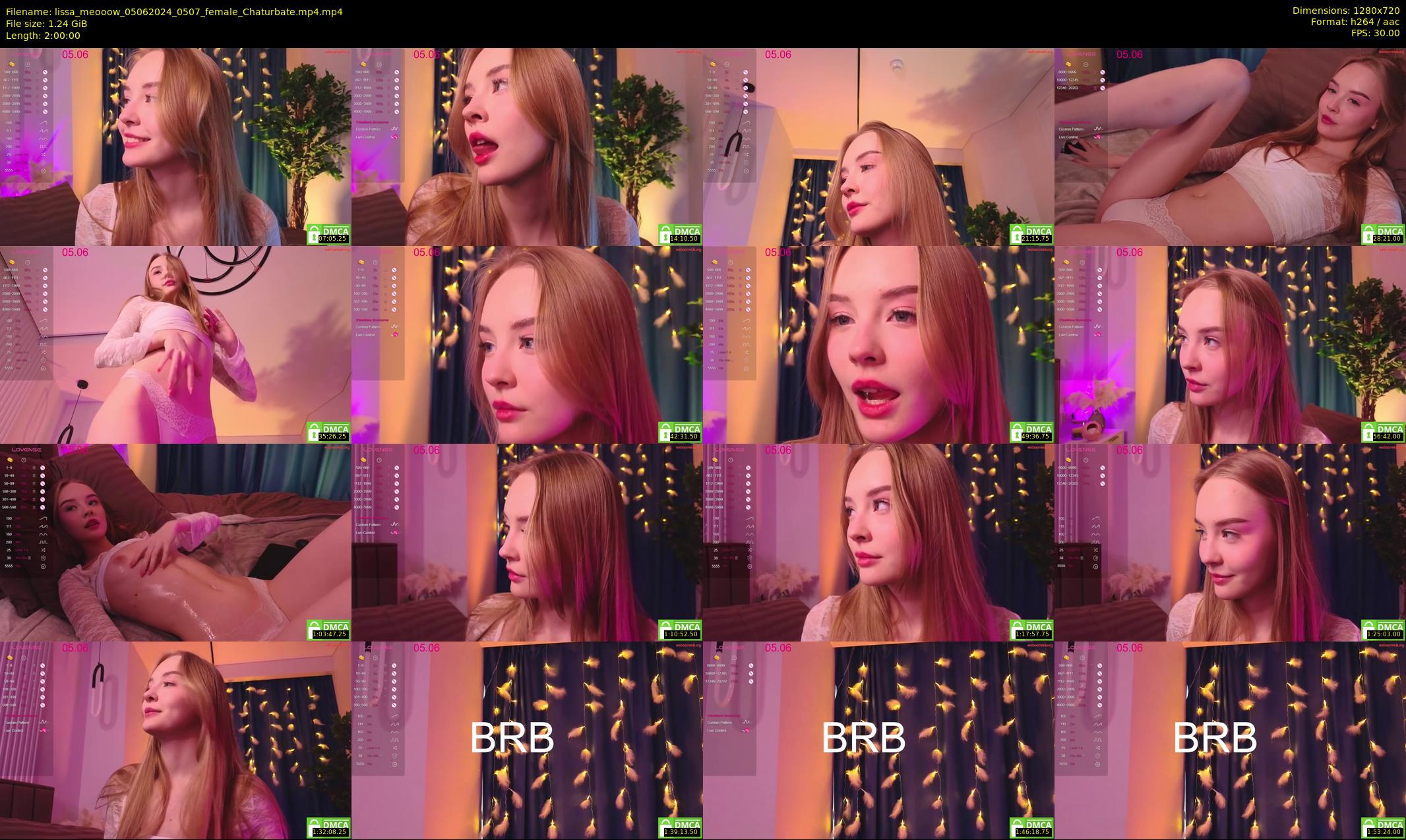 lissa_meooow — 120 minute Chaturbate female cam show recording, 720p, Jun 5, 2024