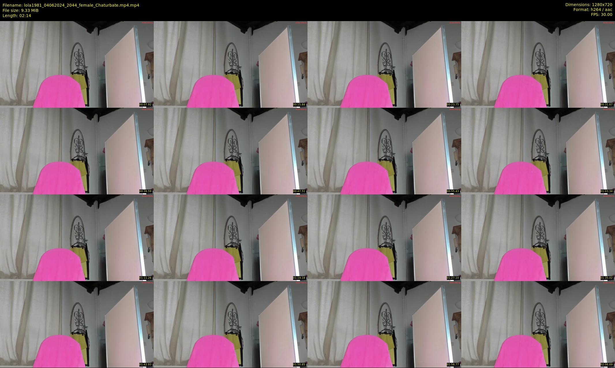 lola1981 — 3 minute Chaturbate female cam show recording, 720p, Jun 4, 2024