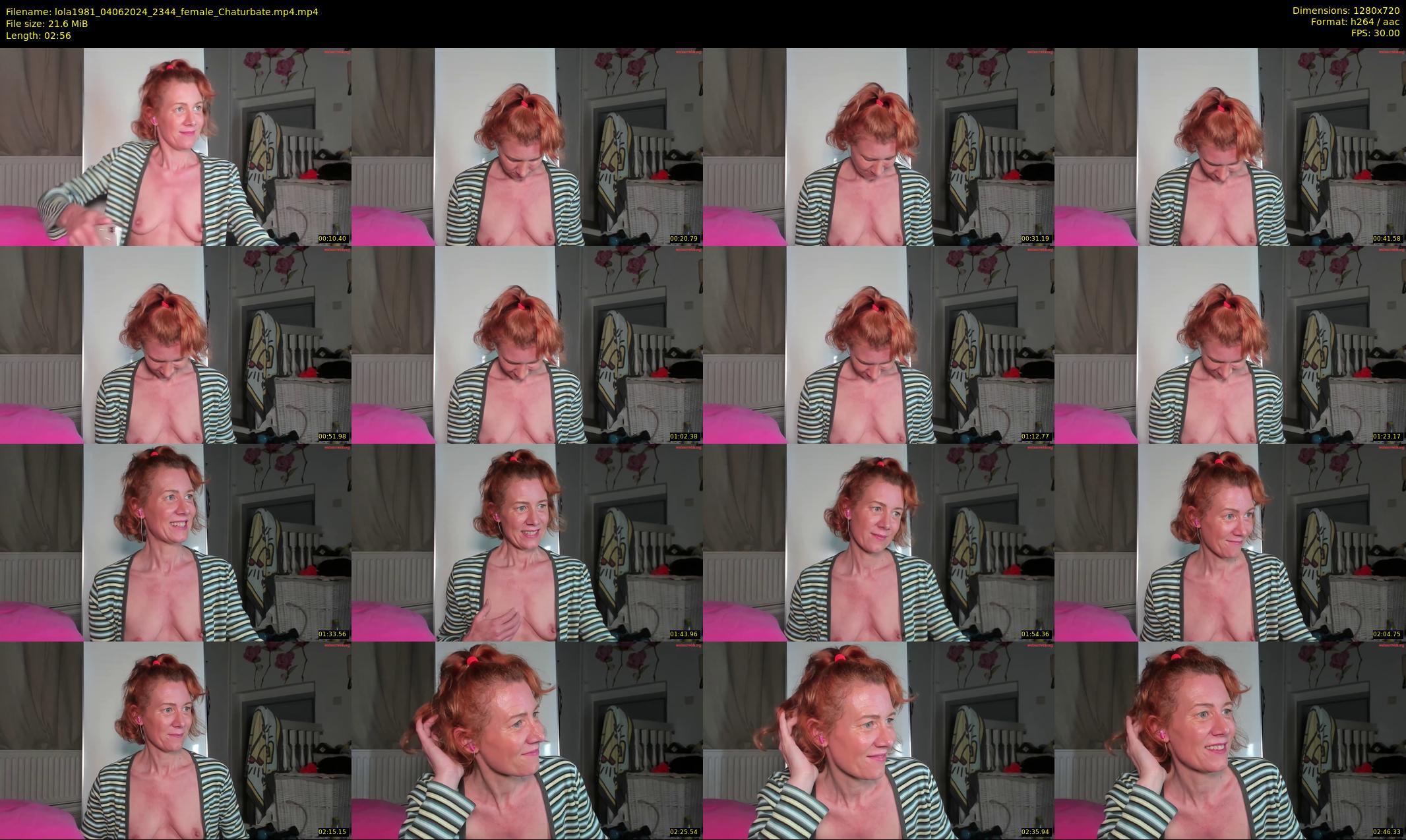 lola1981 — 3 minute Chaturbate female cam show recording, 720p, Jun 4, 2024