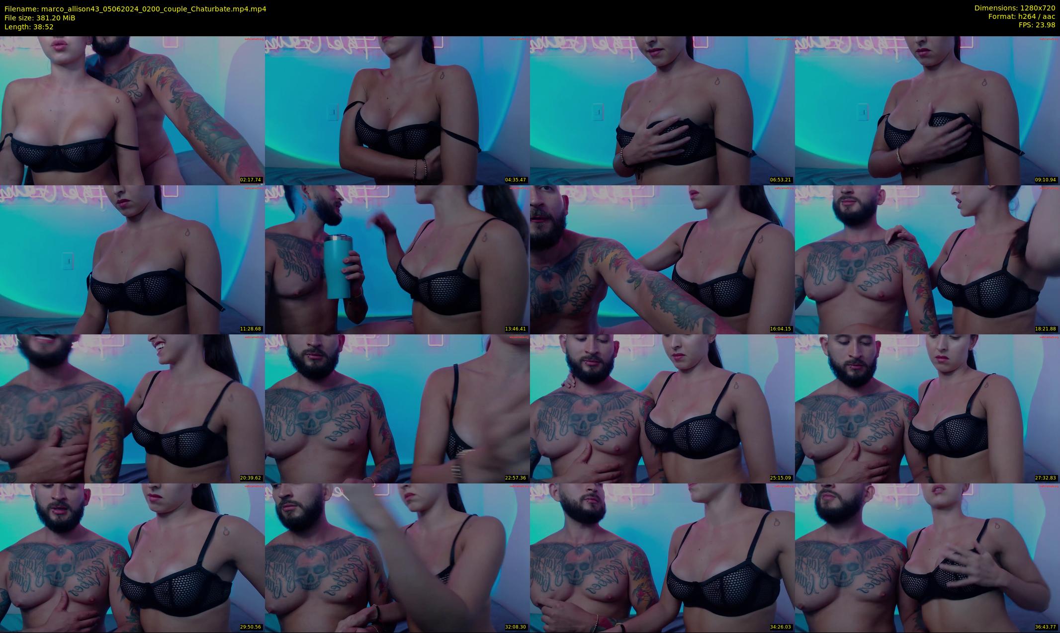 marco_allison43 — 39 minute Chaturbate couple cam show recording, 720p, Jun 5, 2024