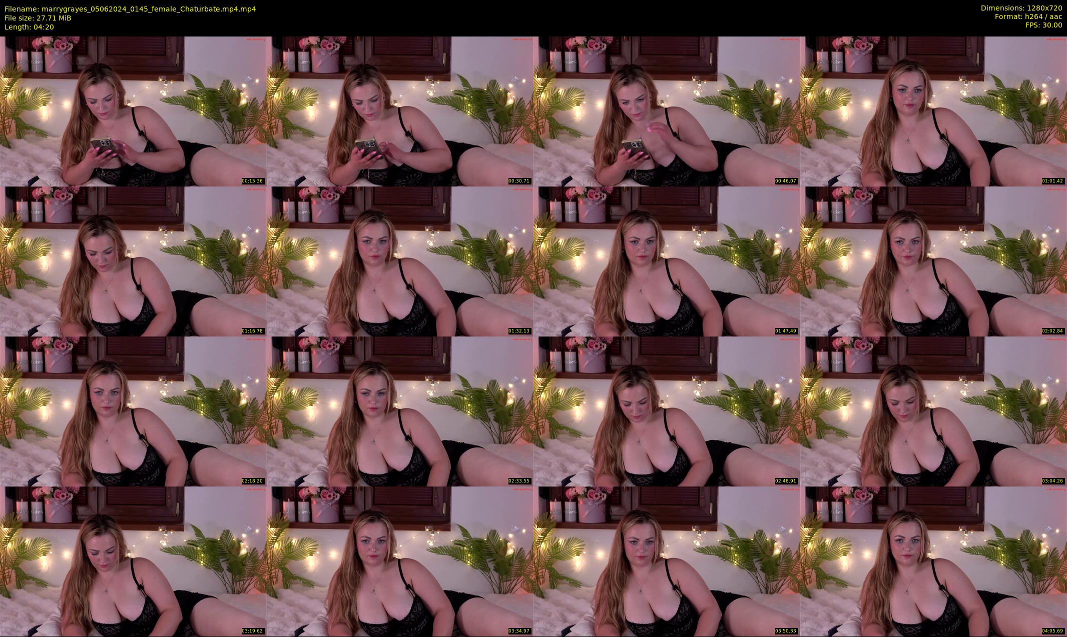 marrygrayes — 5 minute Chaturbate female cam show recording, 720p, Jun 5, 2024