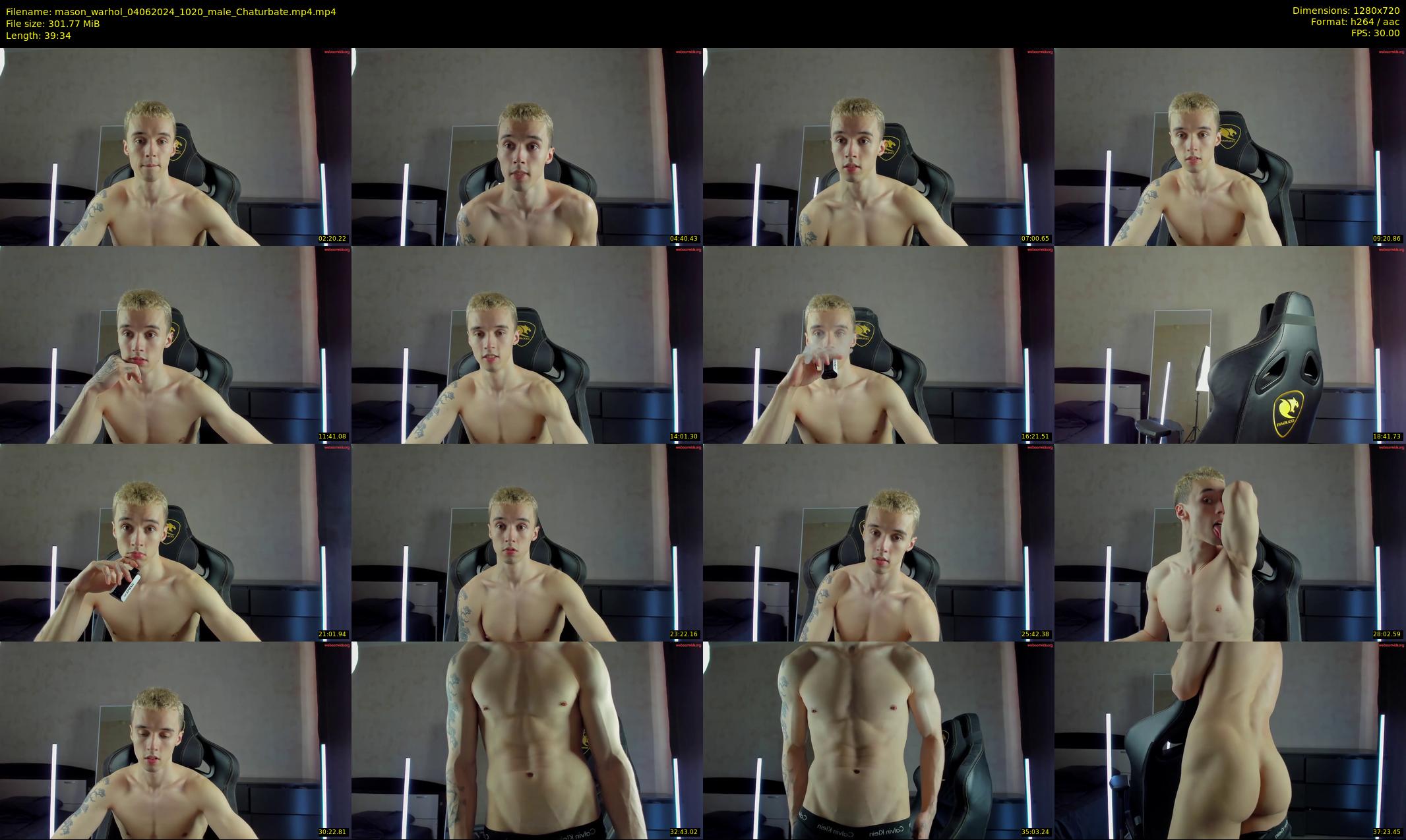 mason_warhol — 40 minute Chaturbate male cam show recording, 720p, Jun 4, 2024