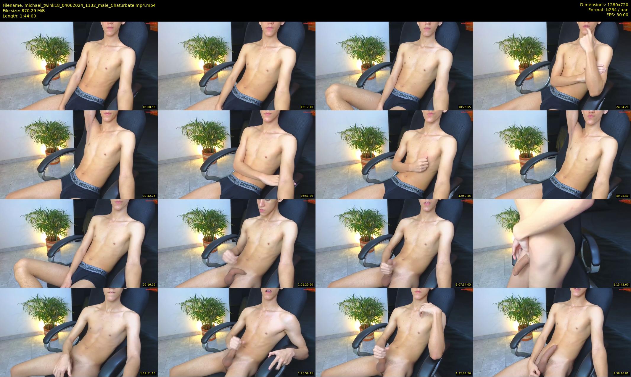michael_twink18 — 104 minute Chaturbate male cam show recording, 720p, Jun 4, 2024
