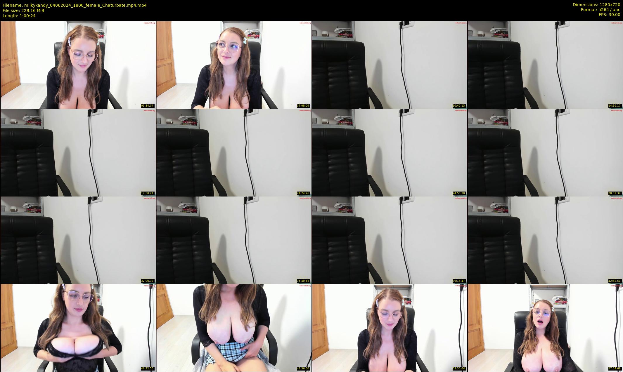 milkykandy — 61 minute Chaturbate female cam show recording, 720p, Jun 4, 2024