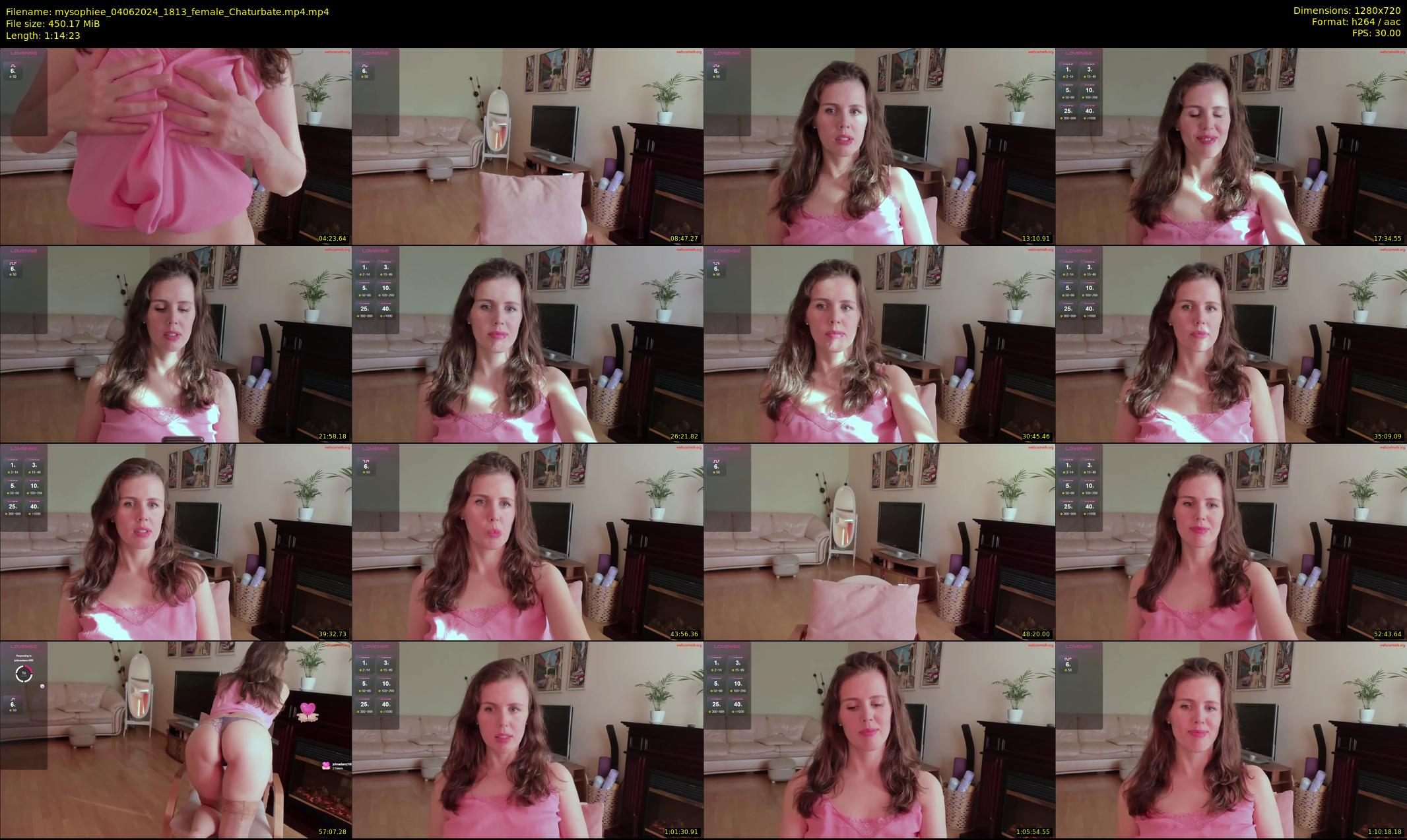 mysophiee — 75 minute Chaturbate female cam show recording, 720p, Jun 4, 2024