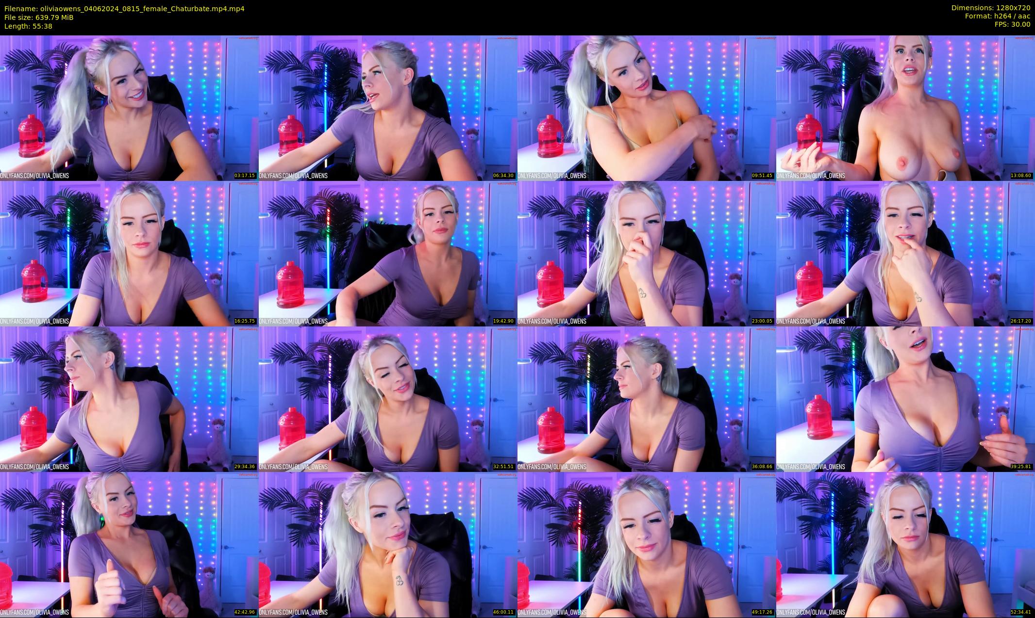 oliviaowens — 56 minute Chaturbate female cam show recording, 720p, Jun 4, 2024