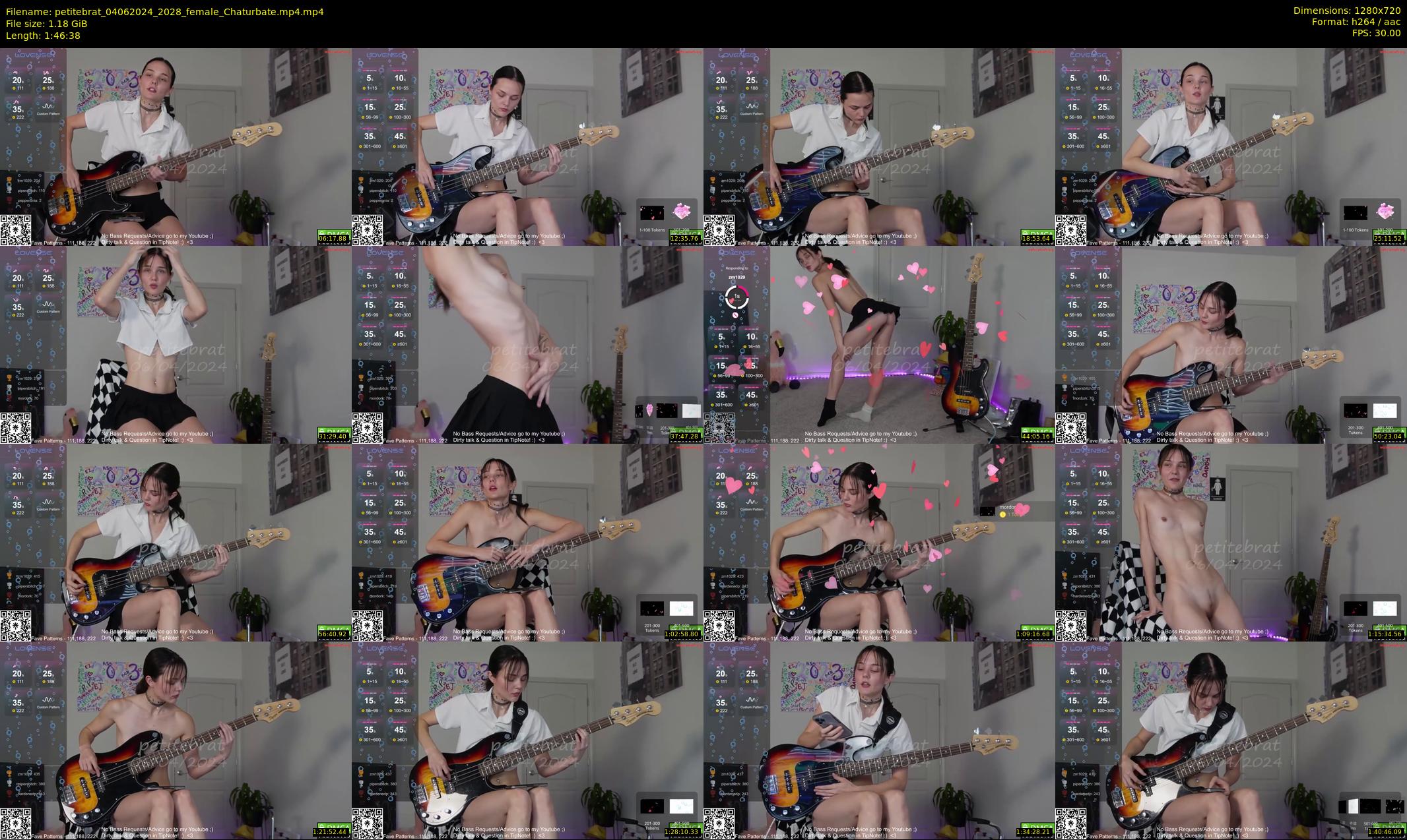 petitebrat — 107 minute Chaturbate female cam show recording, 720p, Jun 4, 2024