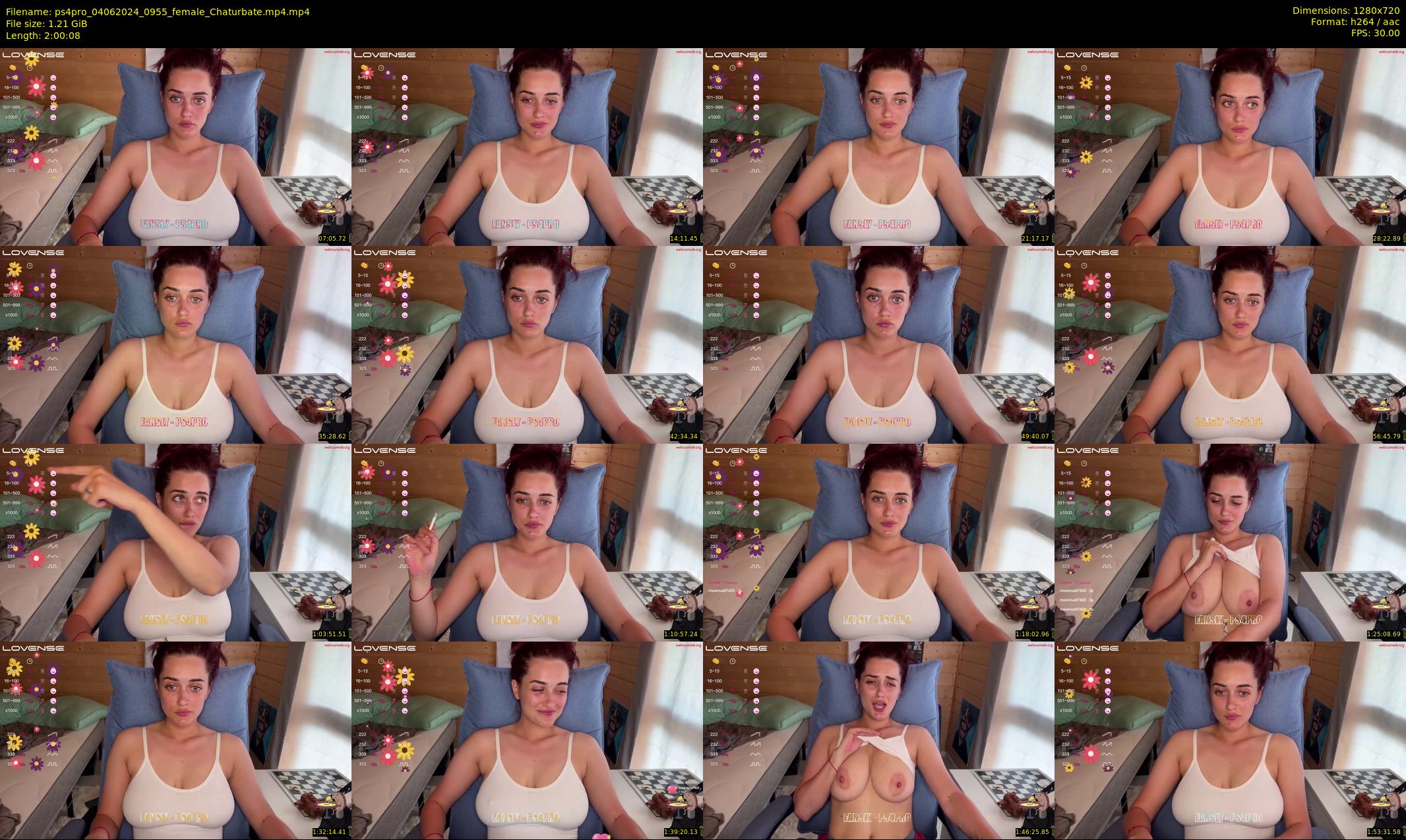 ps4pro — 121 minute Chaturbate female cam show recording, 720p, Jun 4, 2024
