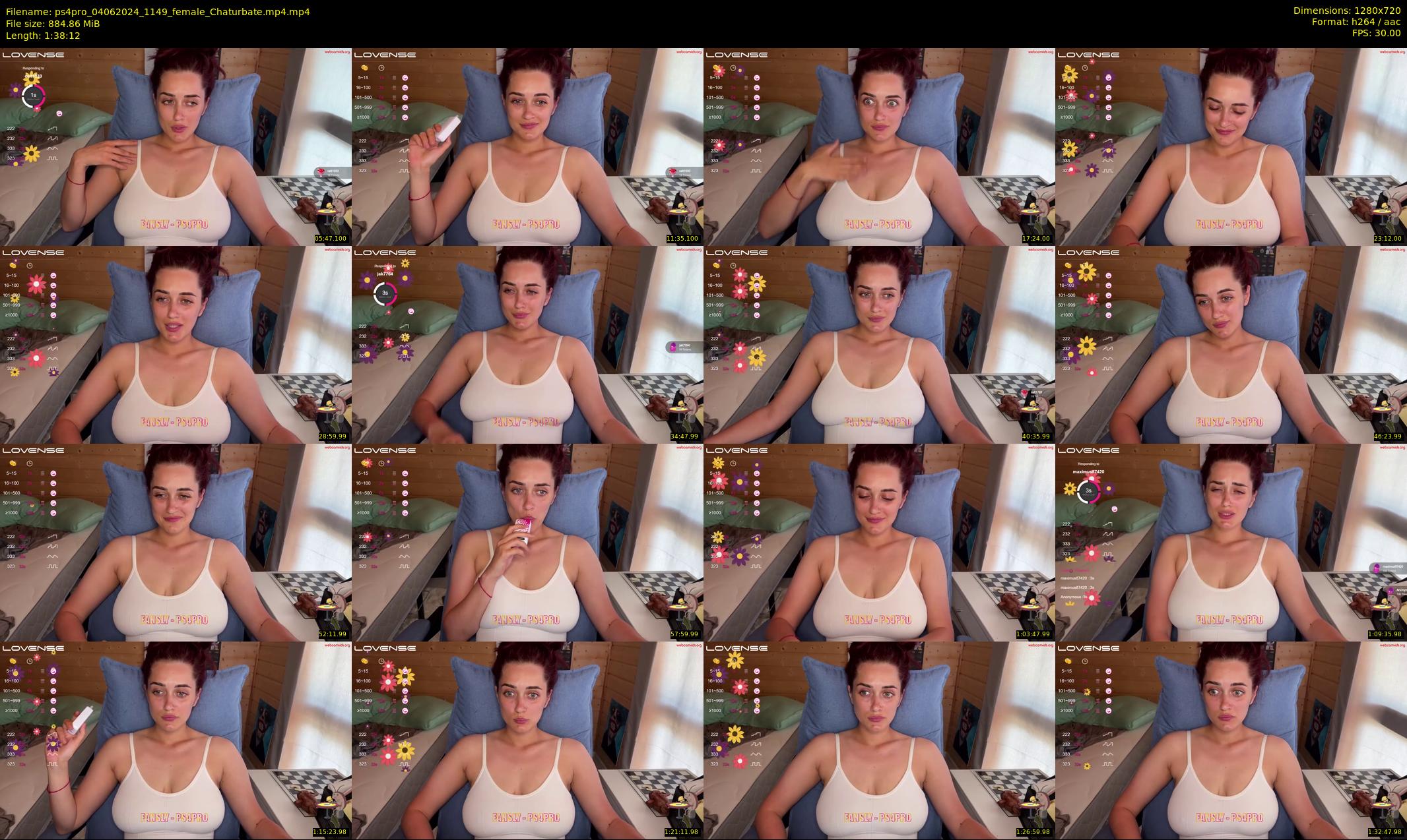 ps4pro — 99 minute Chaturbate female cam show recording, 720p, Jun 4, 2024