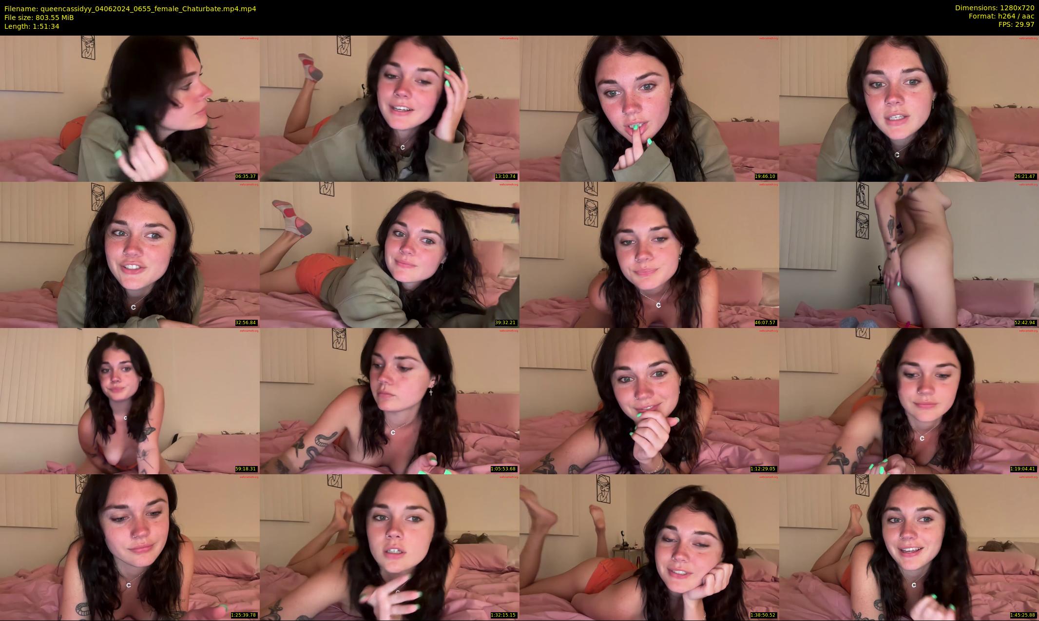 queencassidyy — 112 minute Chaturbate female cam show recording, 720p, Jun 4, 2024