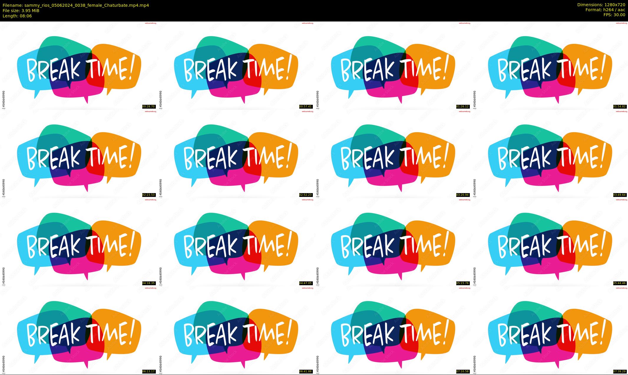 sammy_rios — 9 minute Chaturbate female cam show recording, 720p, Jun 5, 2024