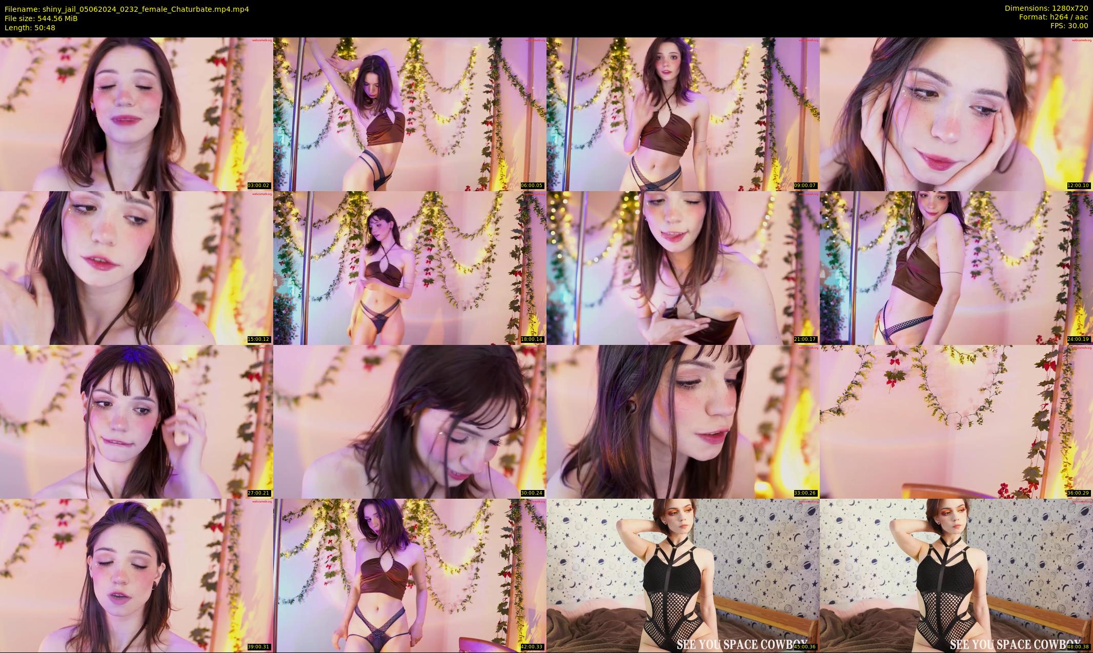 shiny_jail — 51 minute Chaturbate female cam show recording, 720p, Jun 5, 2024