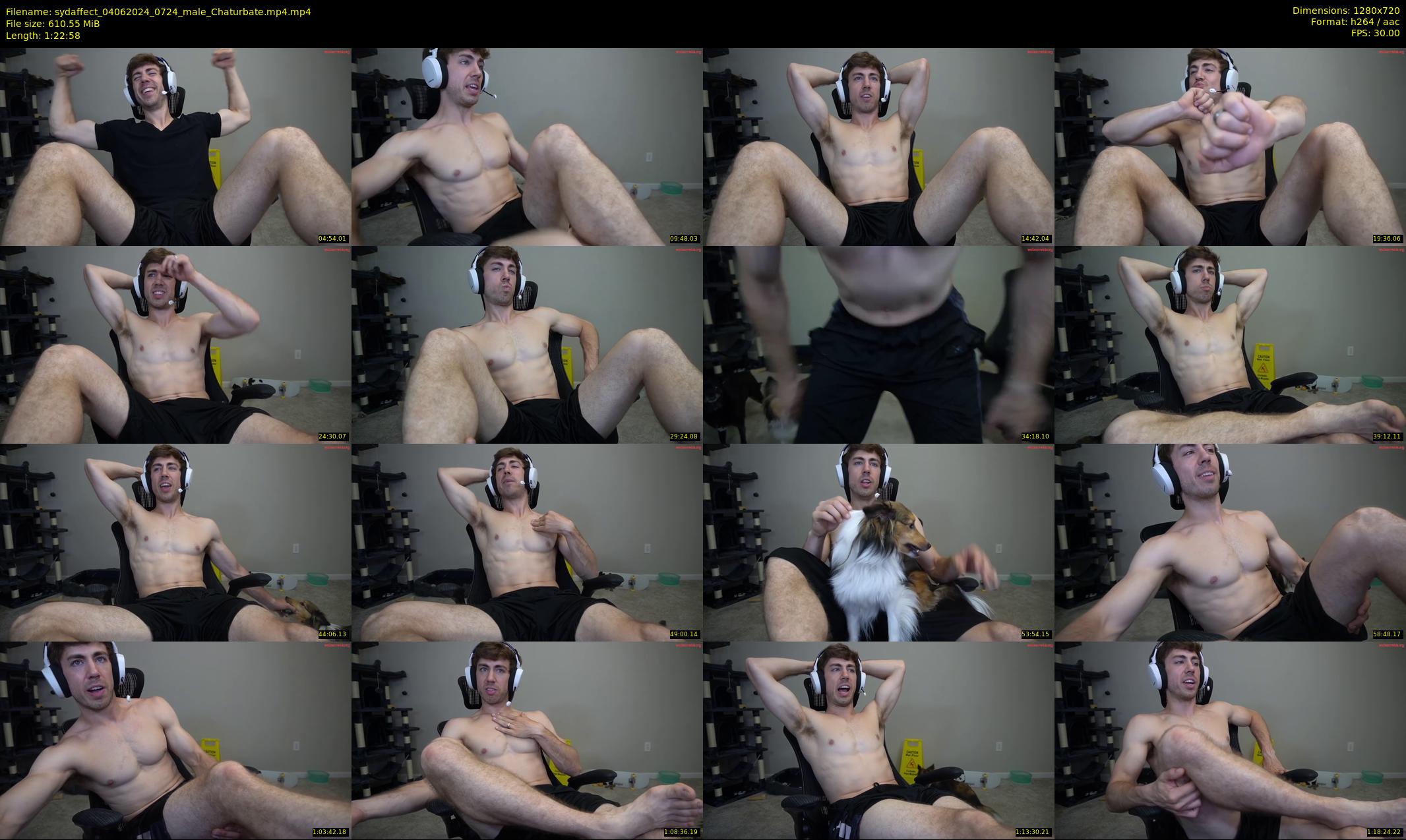 sydaffect — 83 minute Chaturbate male cam show recording, 720p, Jun 4, 2024