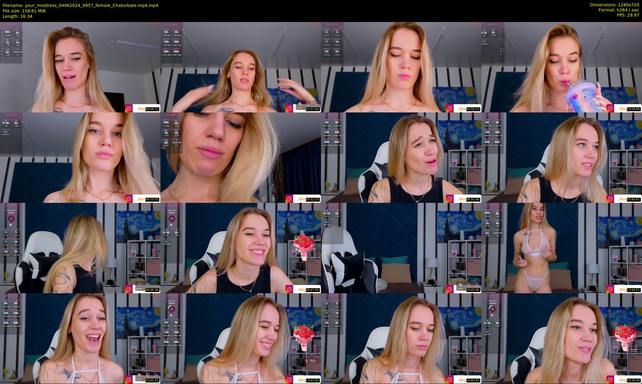 your_misstress — 17 minute Chaturbate female cam show recording, 720p, Jun 4, 2024