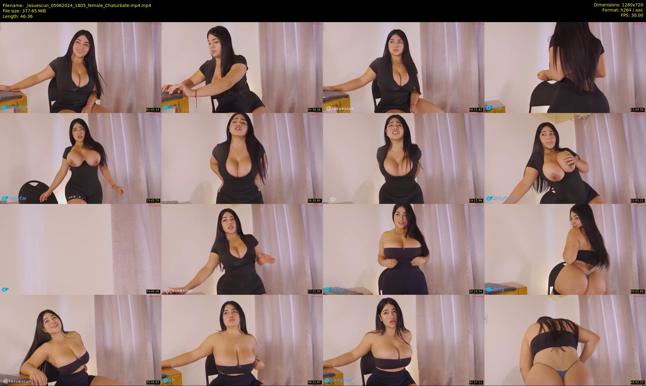 _lasuescun — 47 minute Chaturbate female cam show recording, 720p, Jun 5, 2024