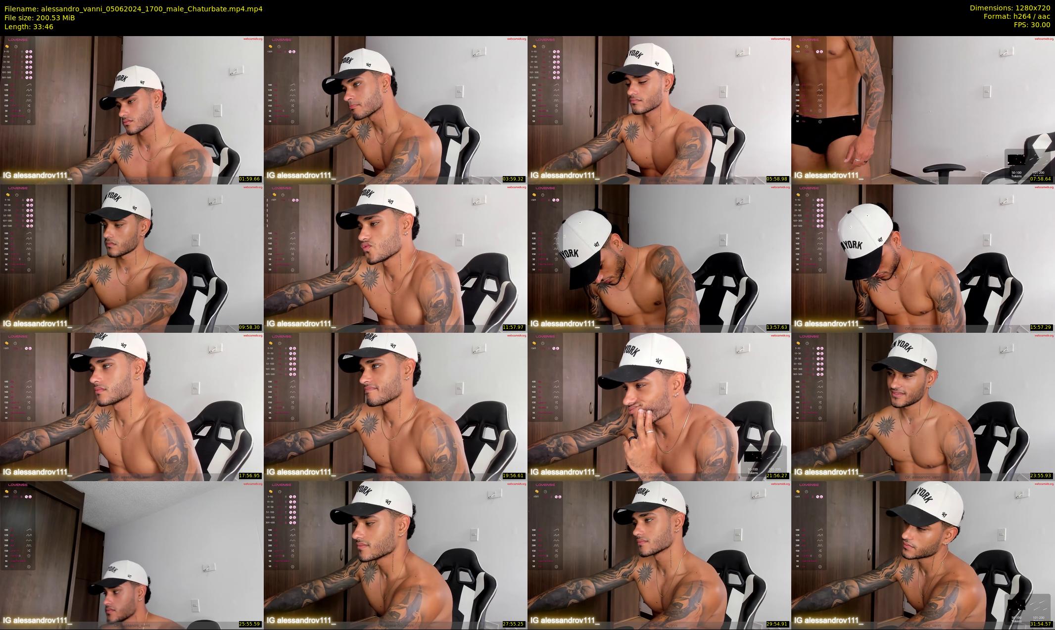 alessandro_vanni — 34 minute Chaturbate male cam show recording, 720p, Jun 5, 2024
