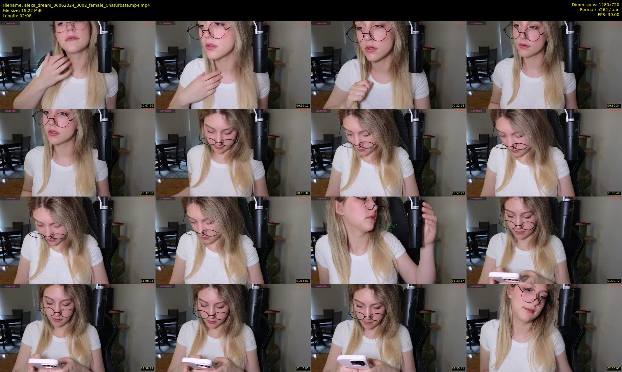 alexa_dream — 3 minute Chaturbate female cam show recording, 720p, Jun 6, 2024
