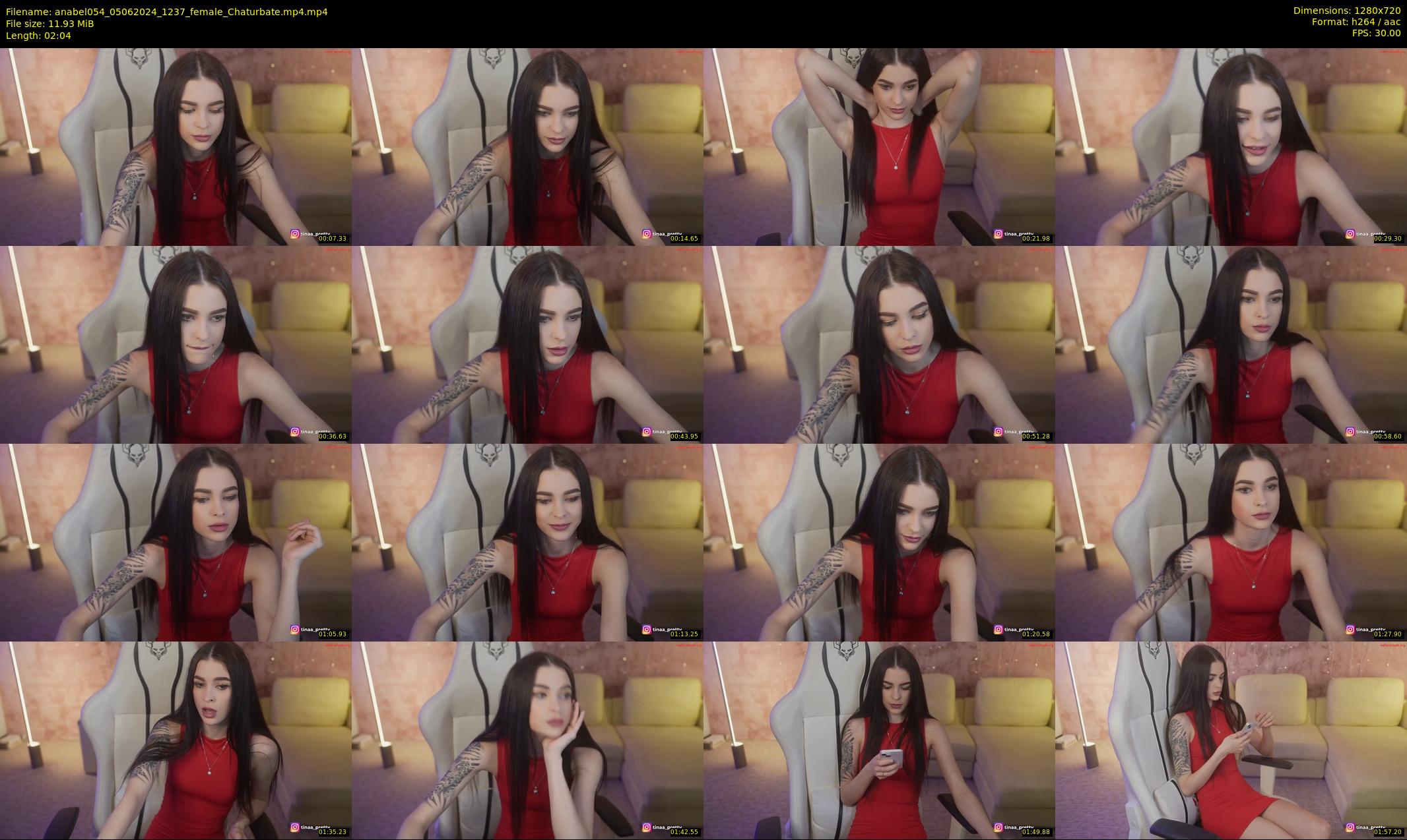 anabel054 — 3 minute Chaturbate female cam show recording, 720p, Jun 5, 2024