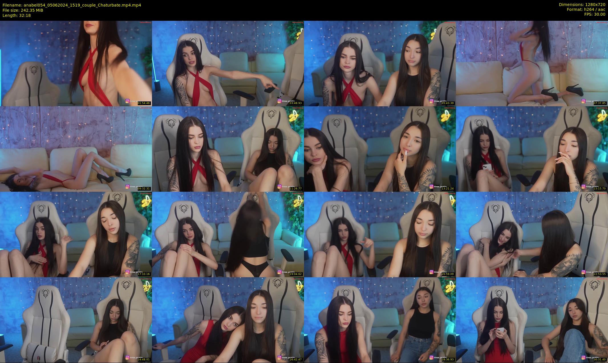 anabel054 — 33 minute Chaturbate female cam show recording, 720p, Jun 5, 2024
