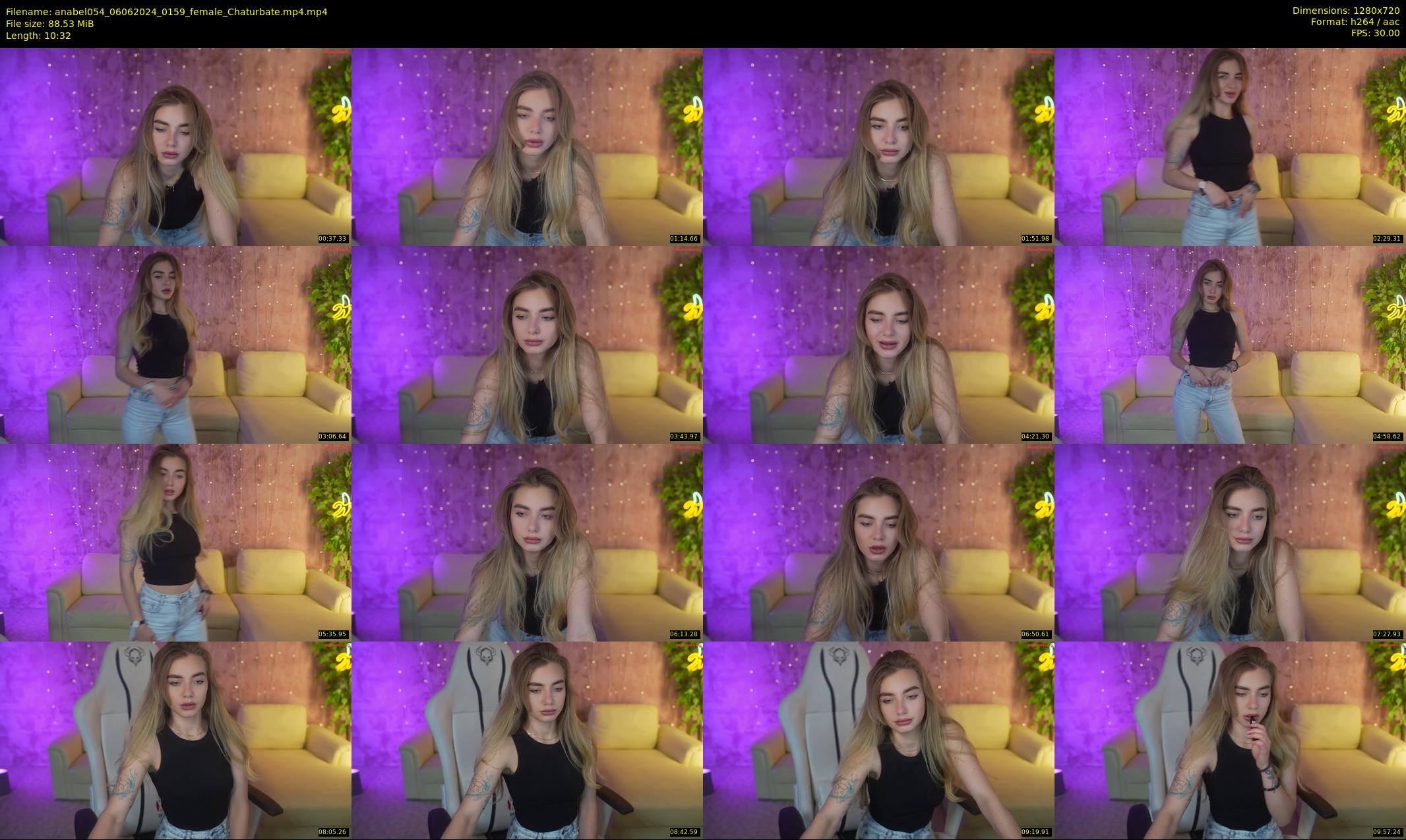 anabel054 — 11 minute Chaturbate female cam show recording, 720p, Jun 6, 2024