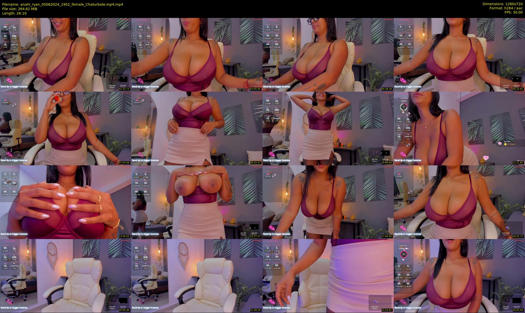 anahi_ryan — 27 minute Chaturbate female cam show recording, 720p, Jun 5, 2024