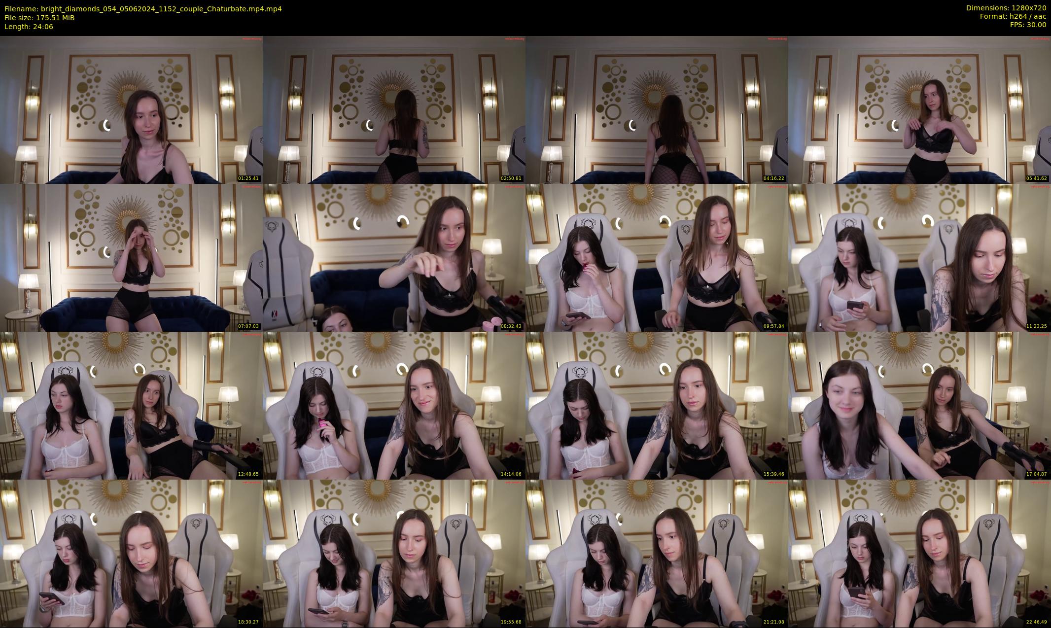 bright_diamonds_054 — 25 minute Chaturbate couple cam show recording, 720p, Jun 5, 2024