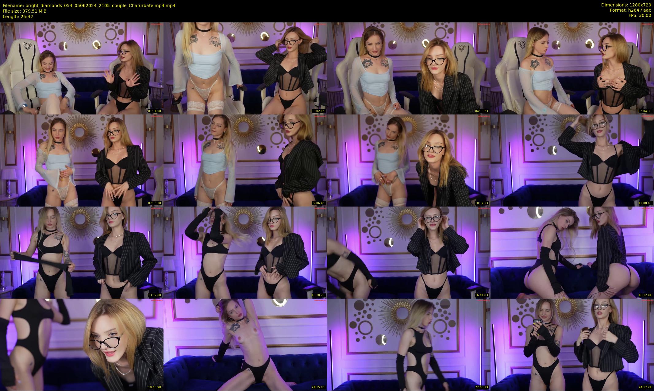 bright_diamonds_054 — 26 minute Chaturbate couple cam show recording, 720p, Jun 5, 2024
