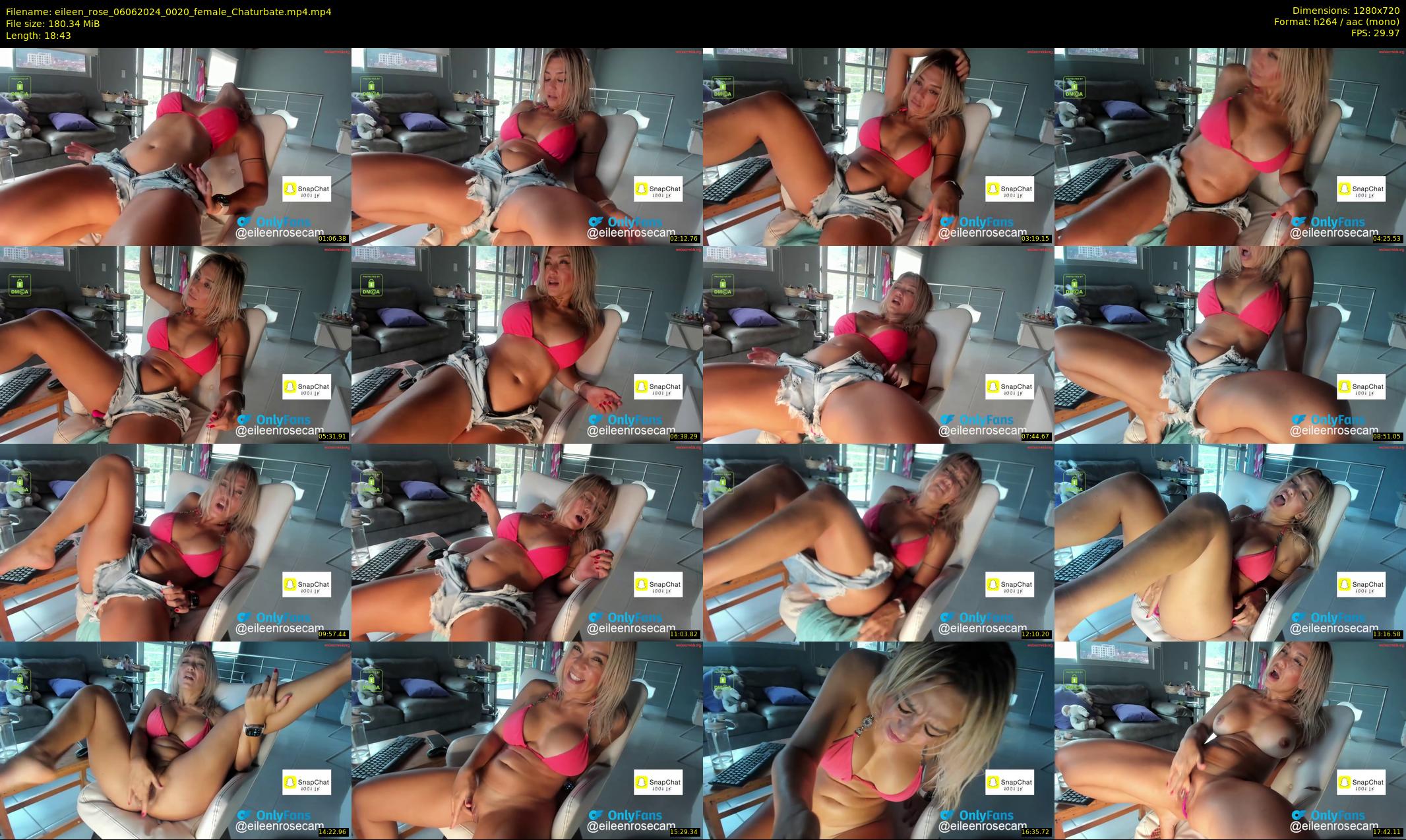 eileen_rose — 19 minute Chaturbate female cam show recording, 720p, Jun 6, 2024