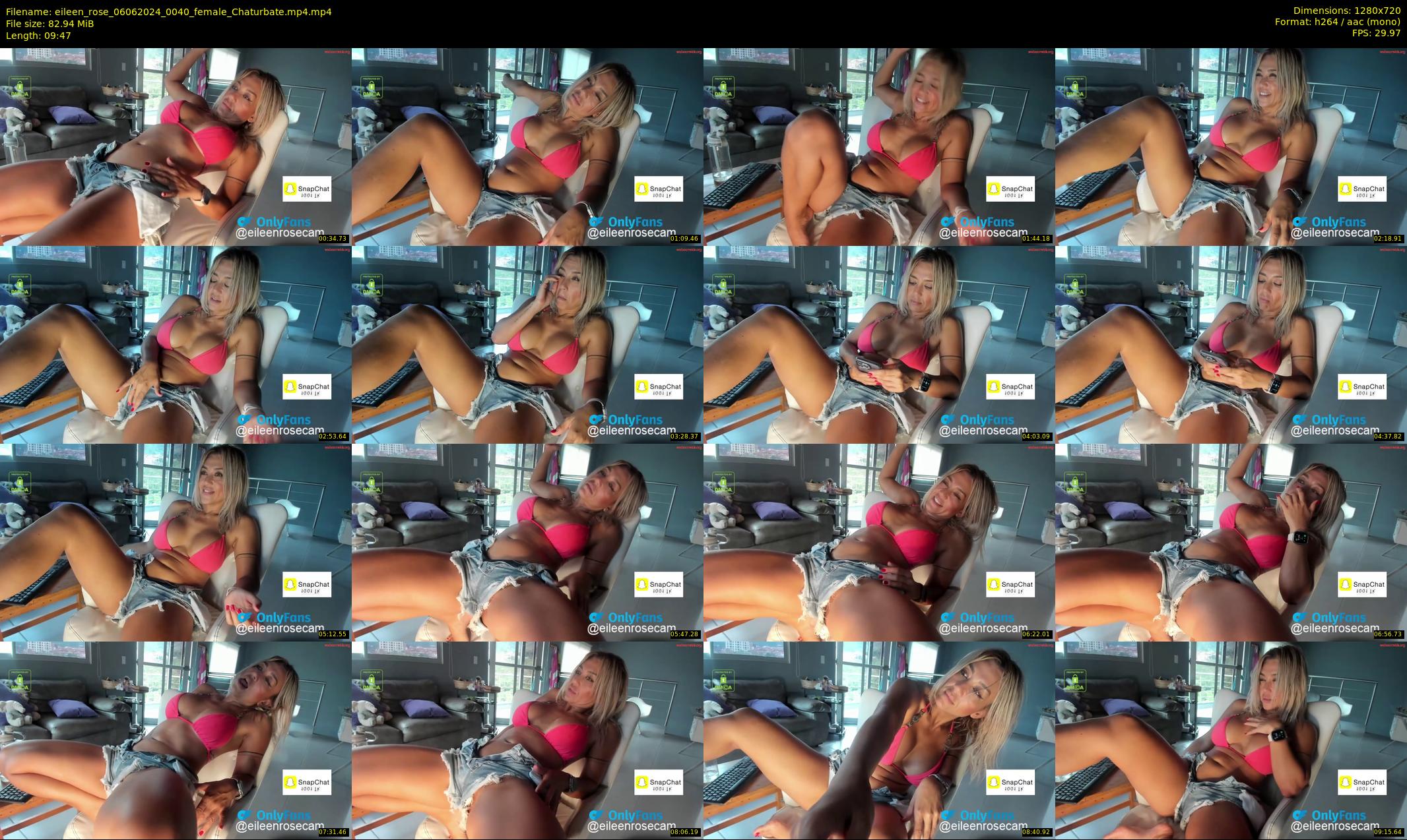 eileen_rose — 10 minute Chaturbate female cam show recording, 720p, Jun 6, 2024