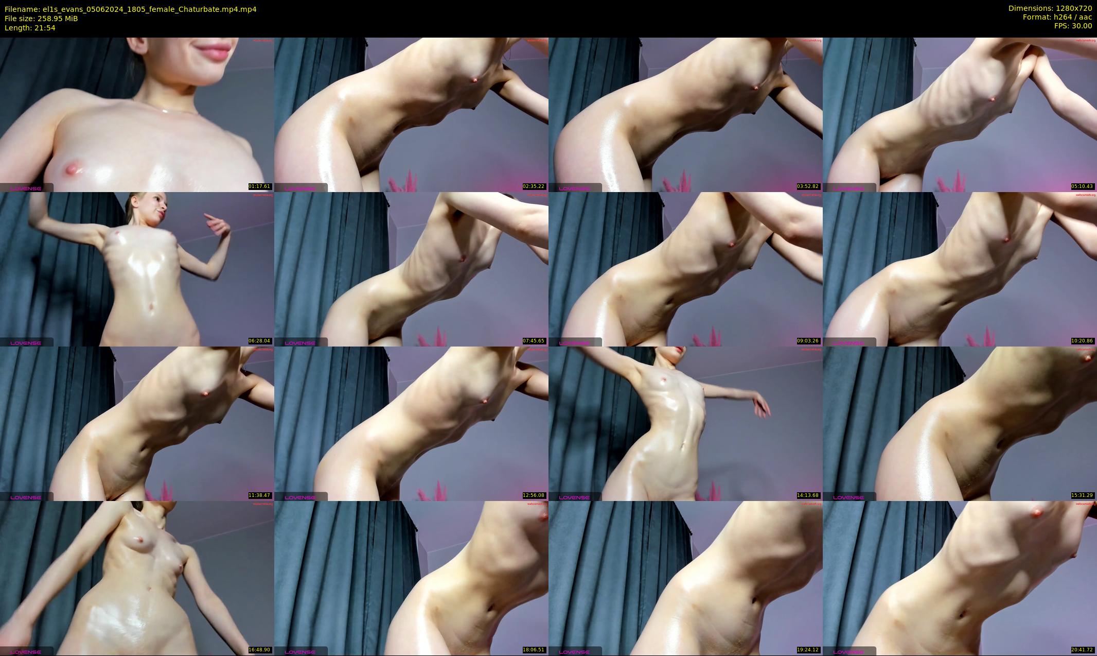 el1s_evans — 22 minute Chaturbate female cam show recording, 720p, Jun 5, 2024