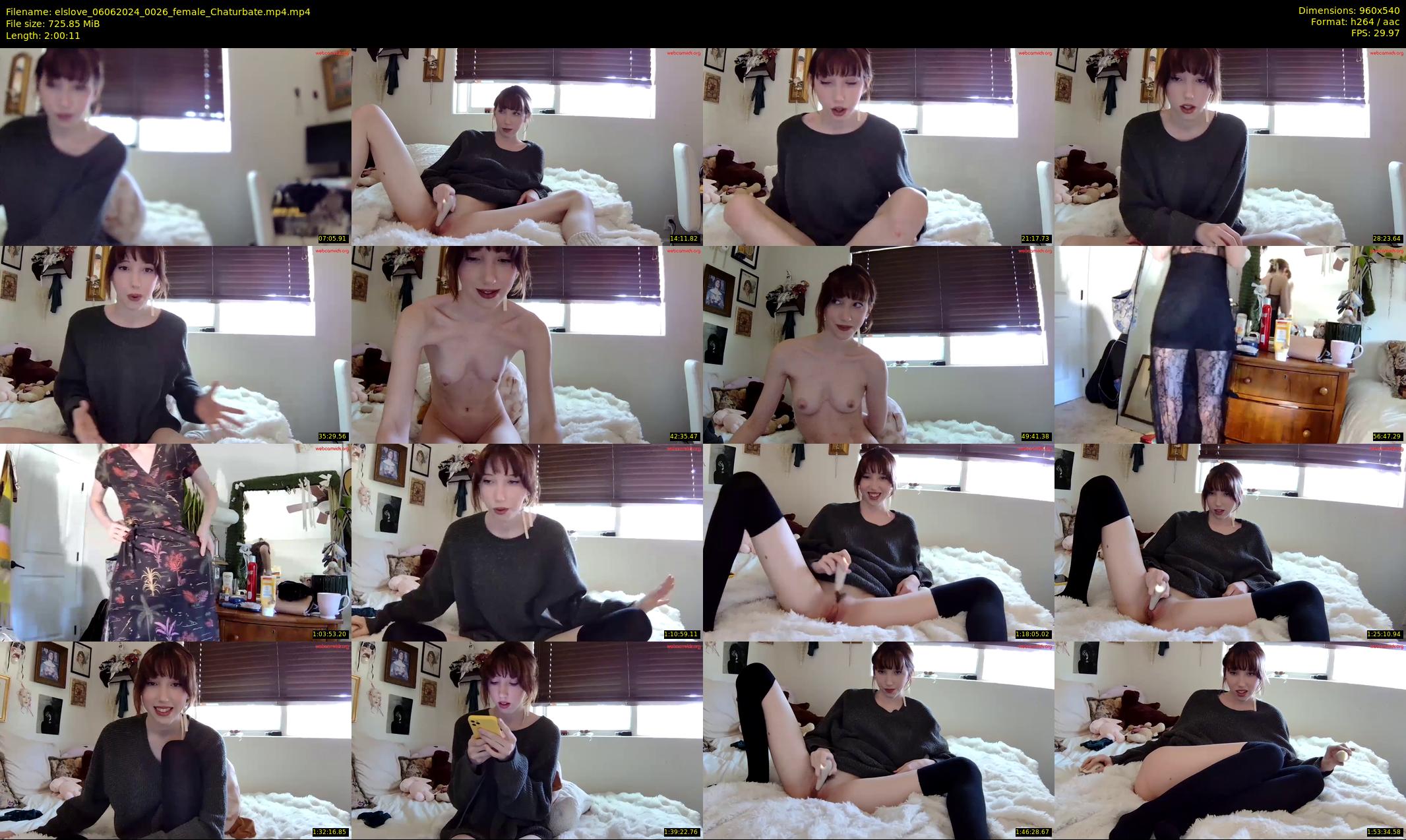 elslove — 121 minute Chaturbate female cam show recording, 480p, Jun 6, 2024