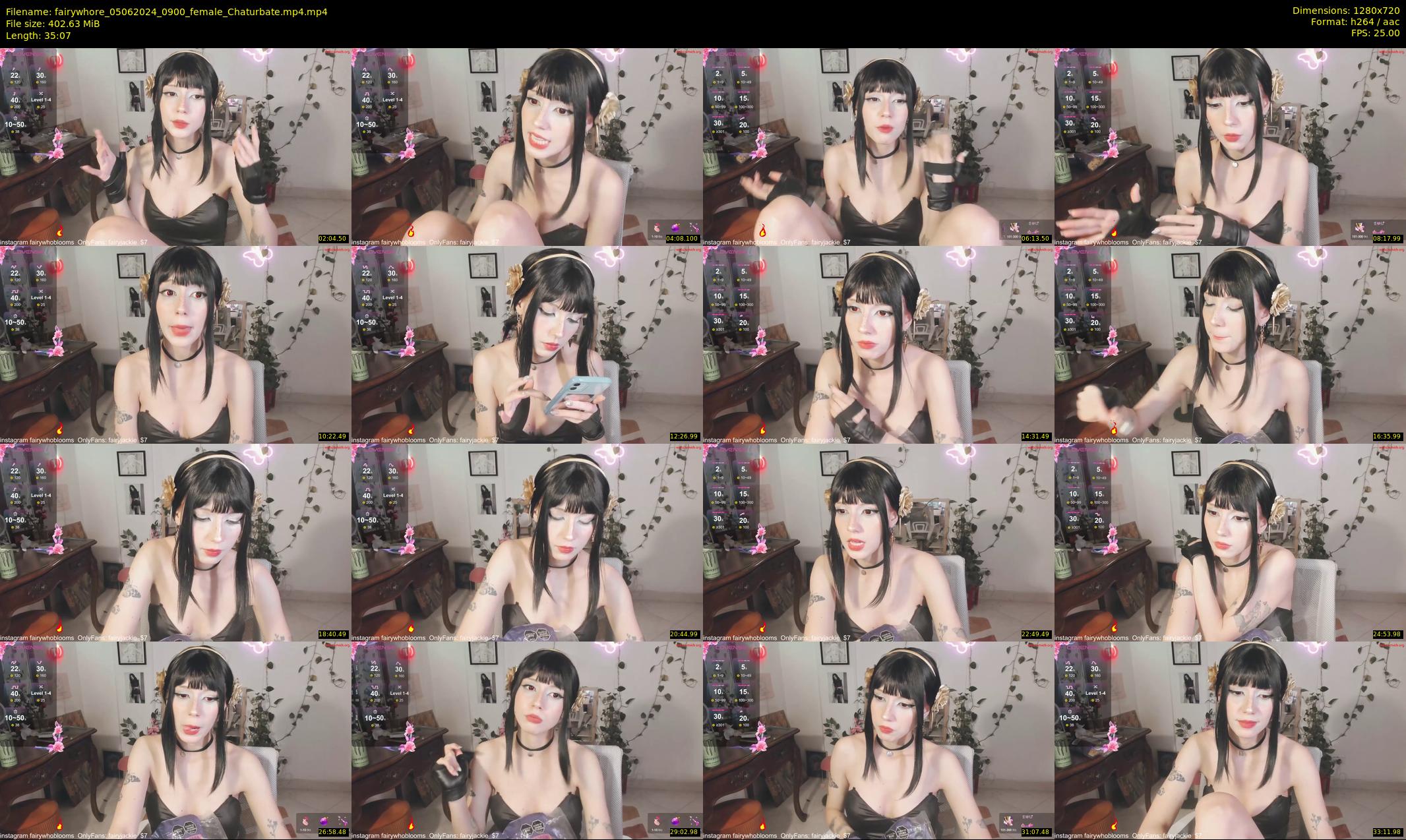 fairywhore — 36 minute Chaturbate female cam show recording, 720p, Jun 5, 2024